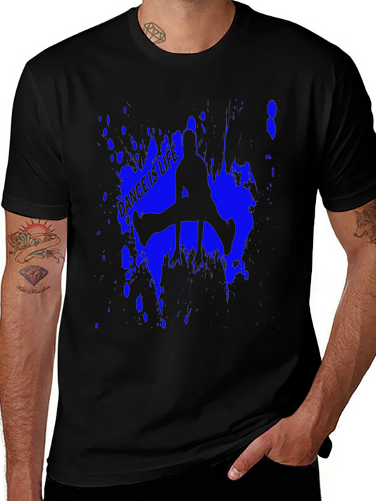 Dance is Life Graphic Tee - Stylish Black T-Shirt
