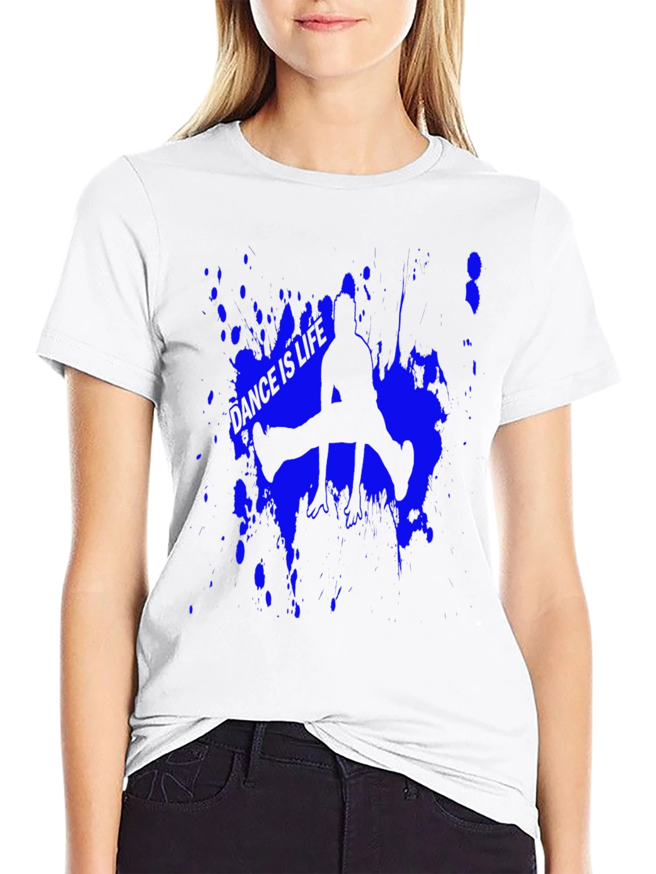 Dance is Life Graphic Tee - Stylish Black T-Shirt