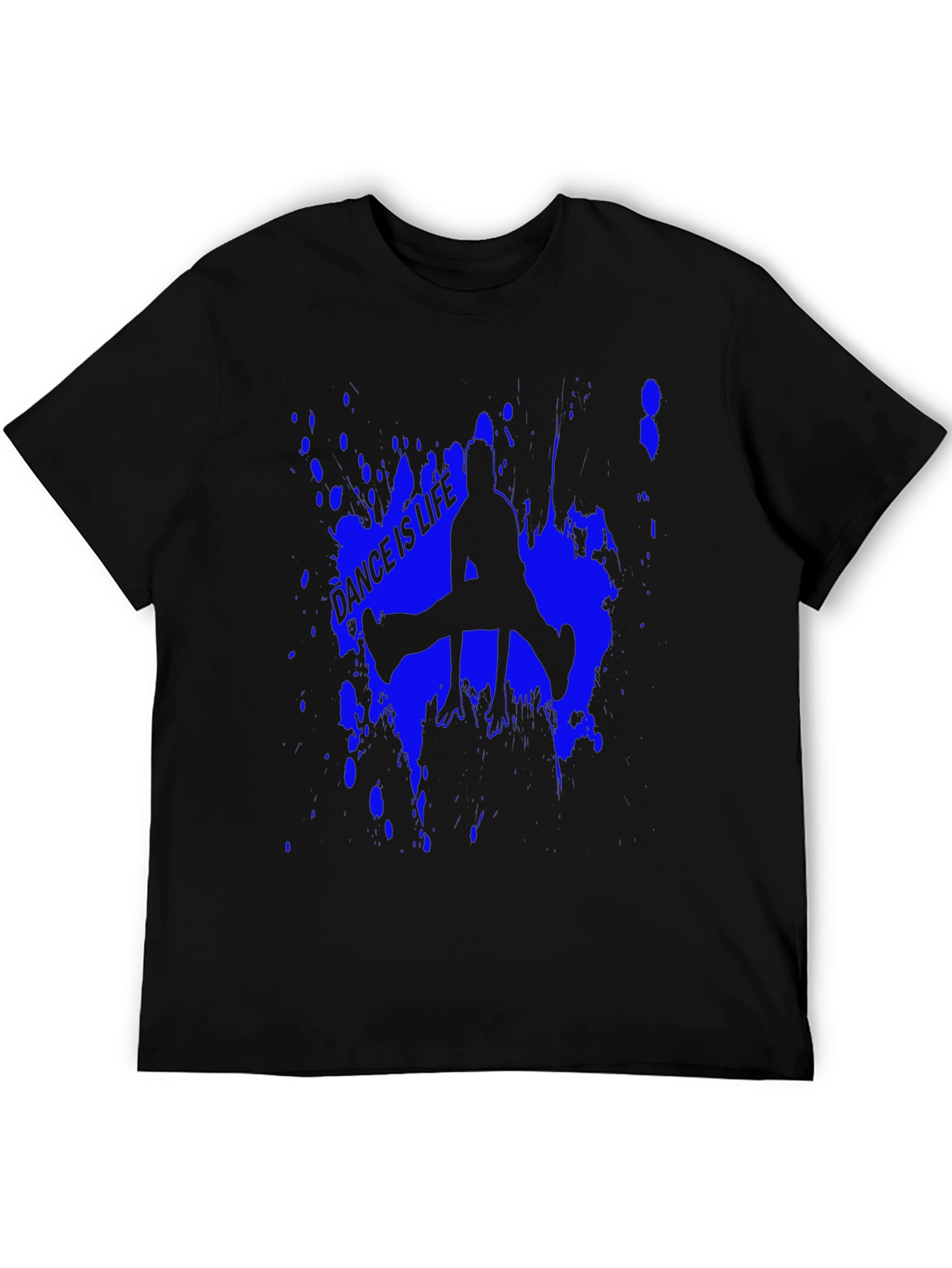 Dance is Life Graphic Tee - Stylish Black T-Shirt