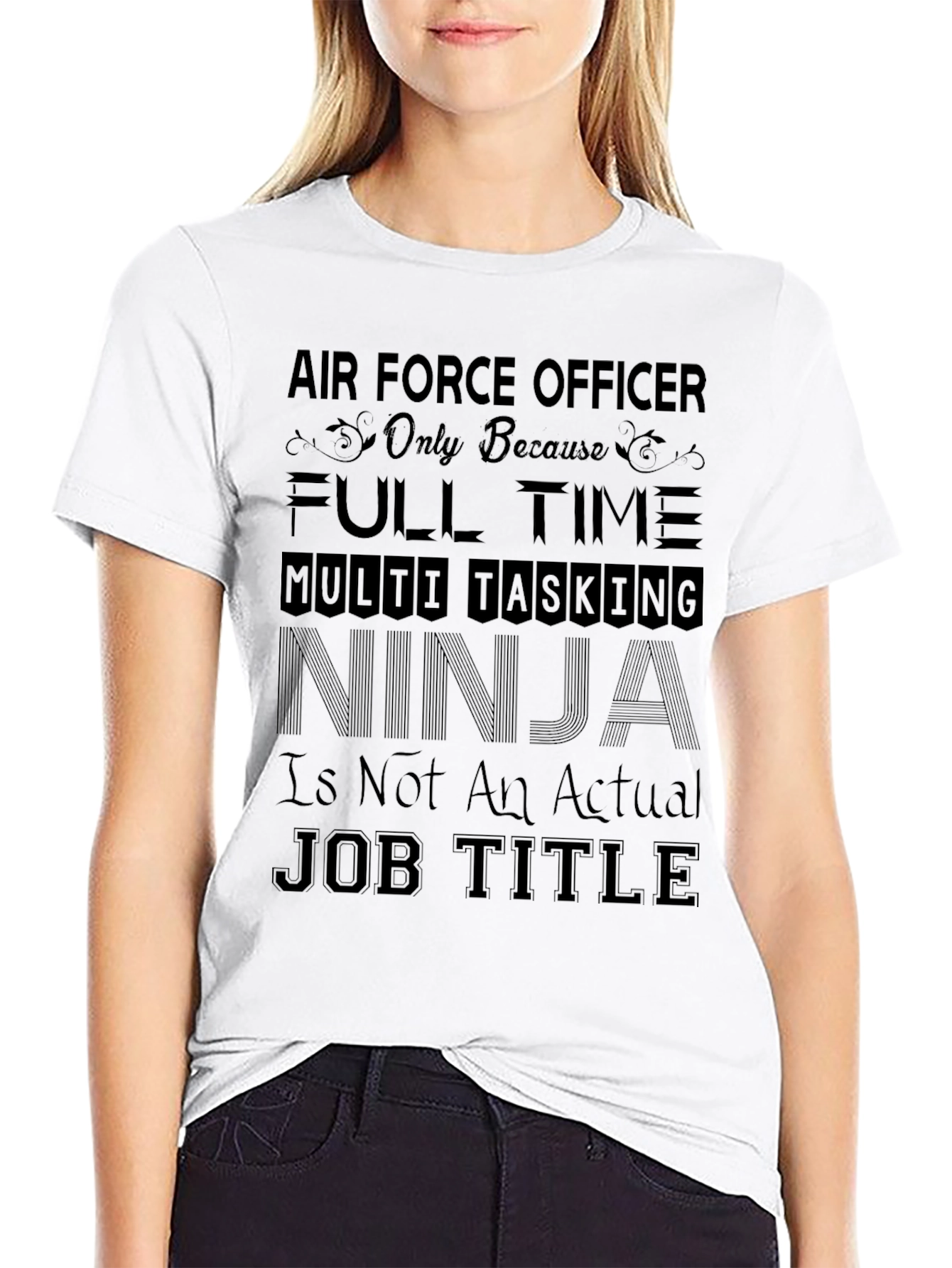 Air Force Officer Ninja T-Shirt