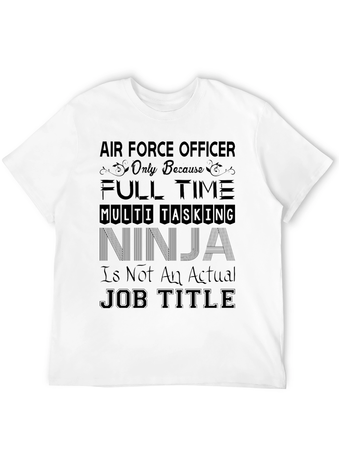Air Force Officer Ninja T-Shirt