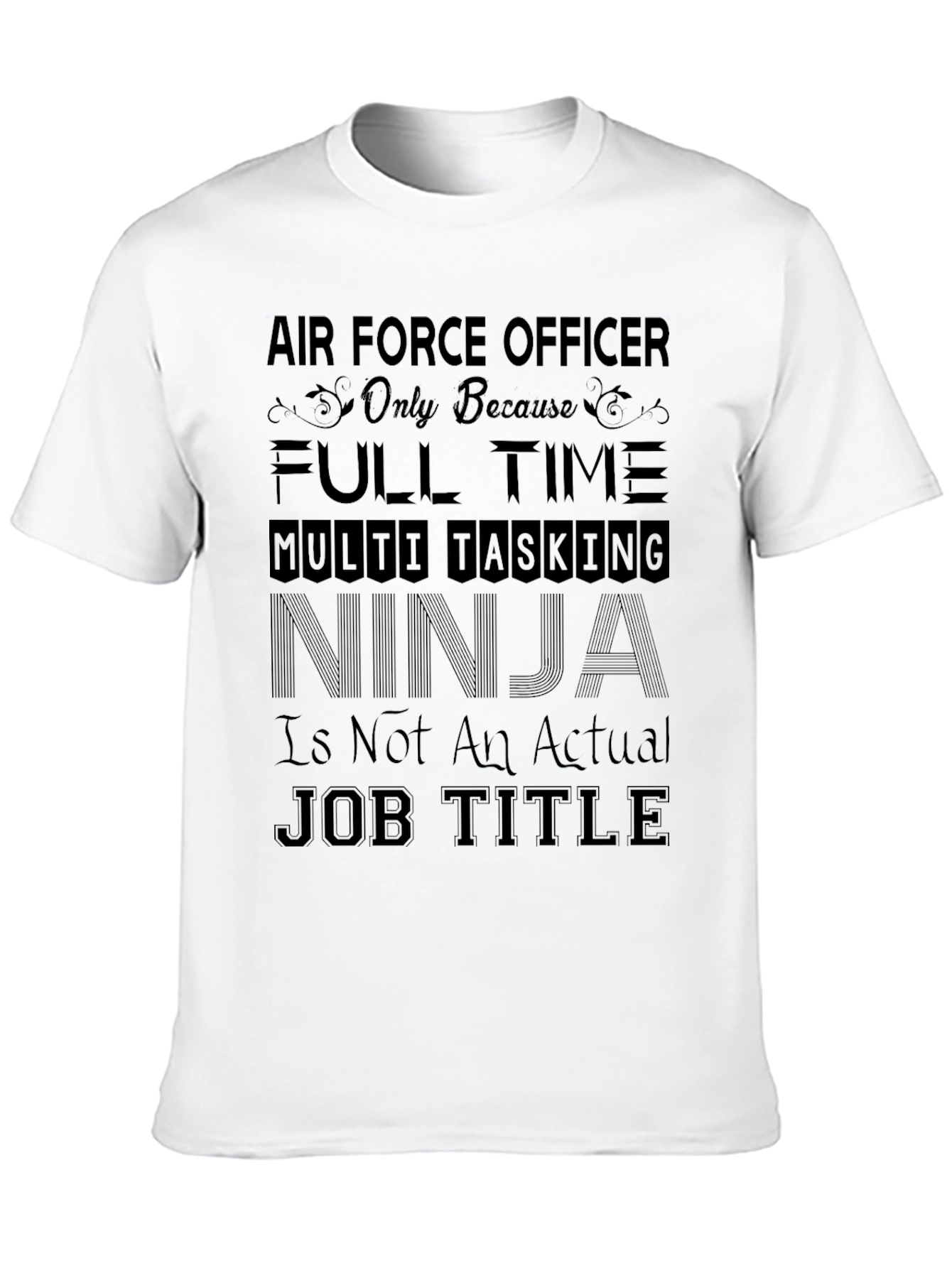 Air Force Officer Ninja T-Shirt