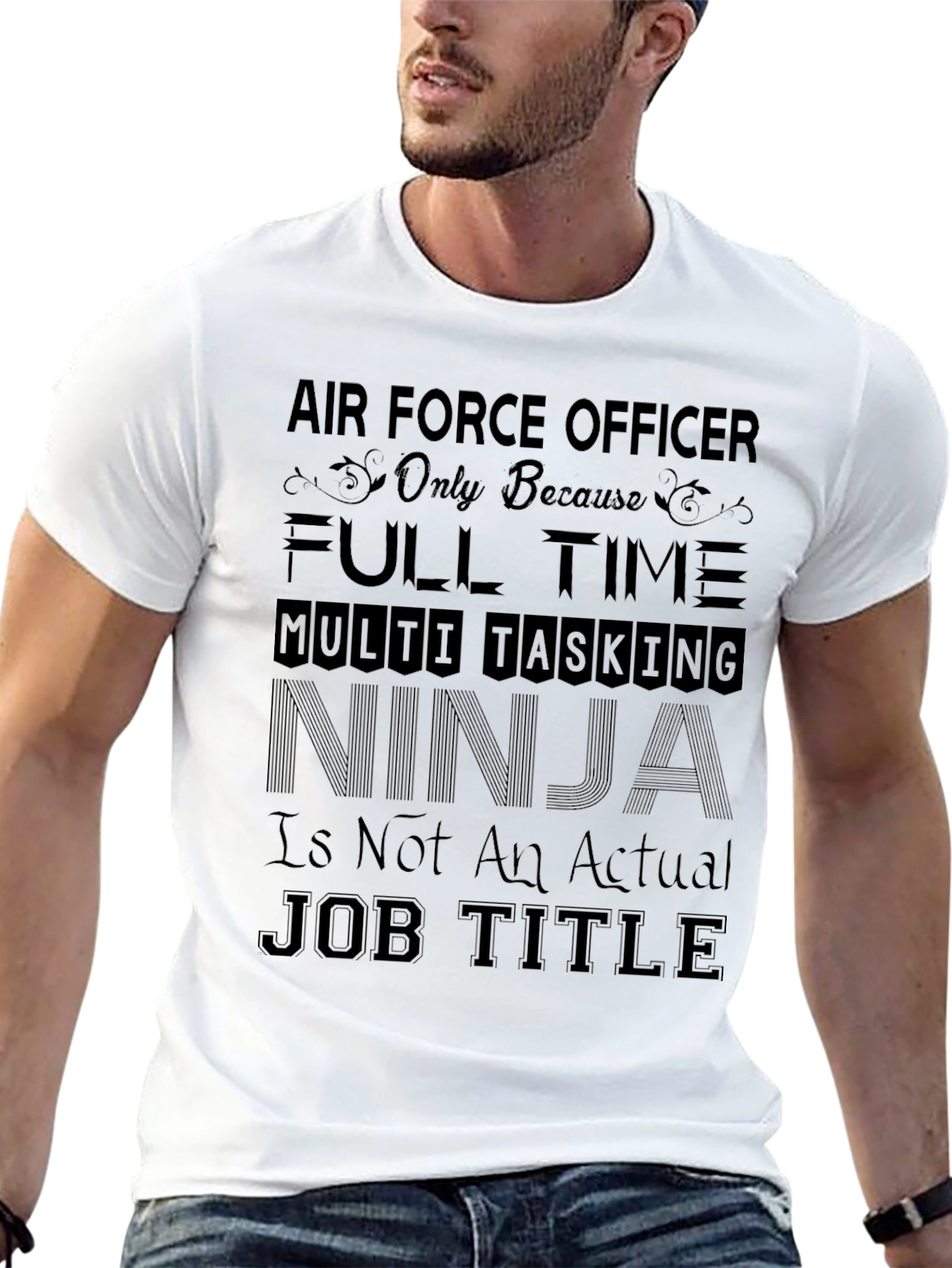 Air Force Officer Ninja T-Shirt