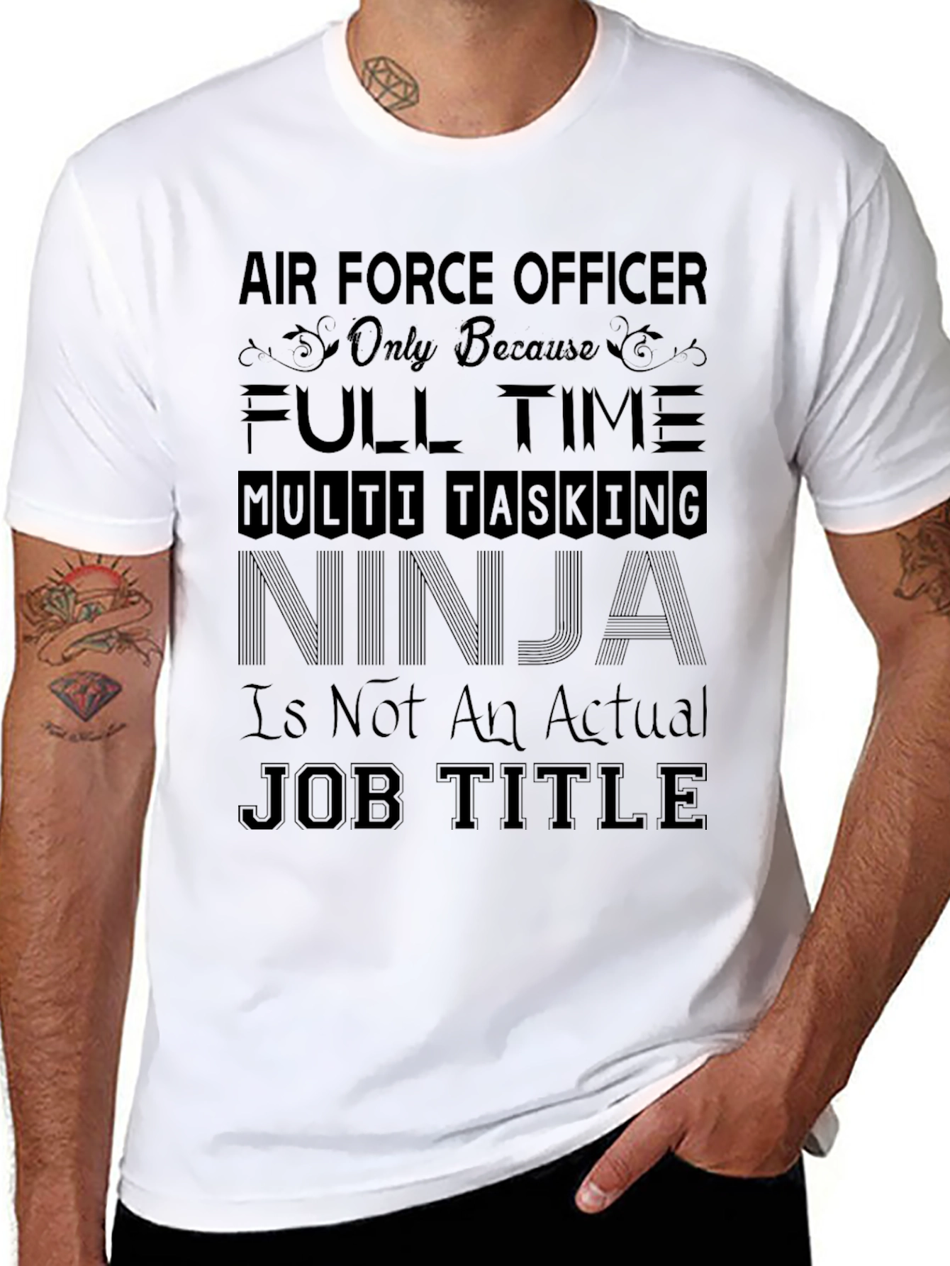 Air Force Officer Ninja T-Shirt