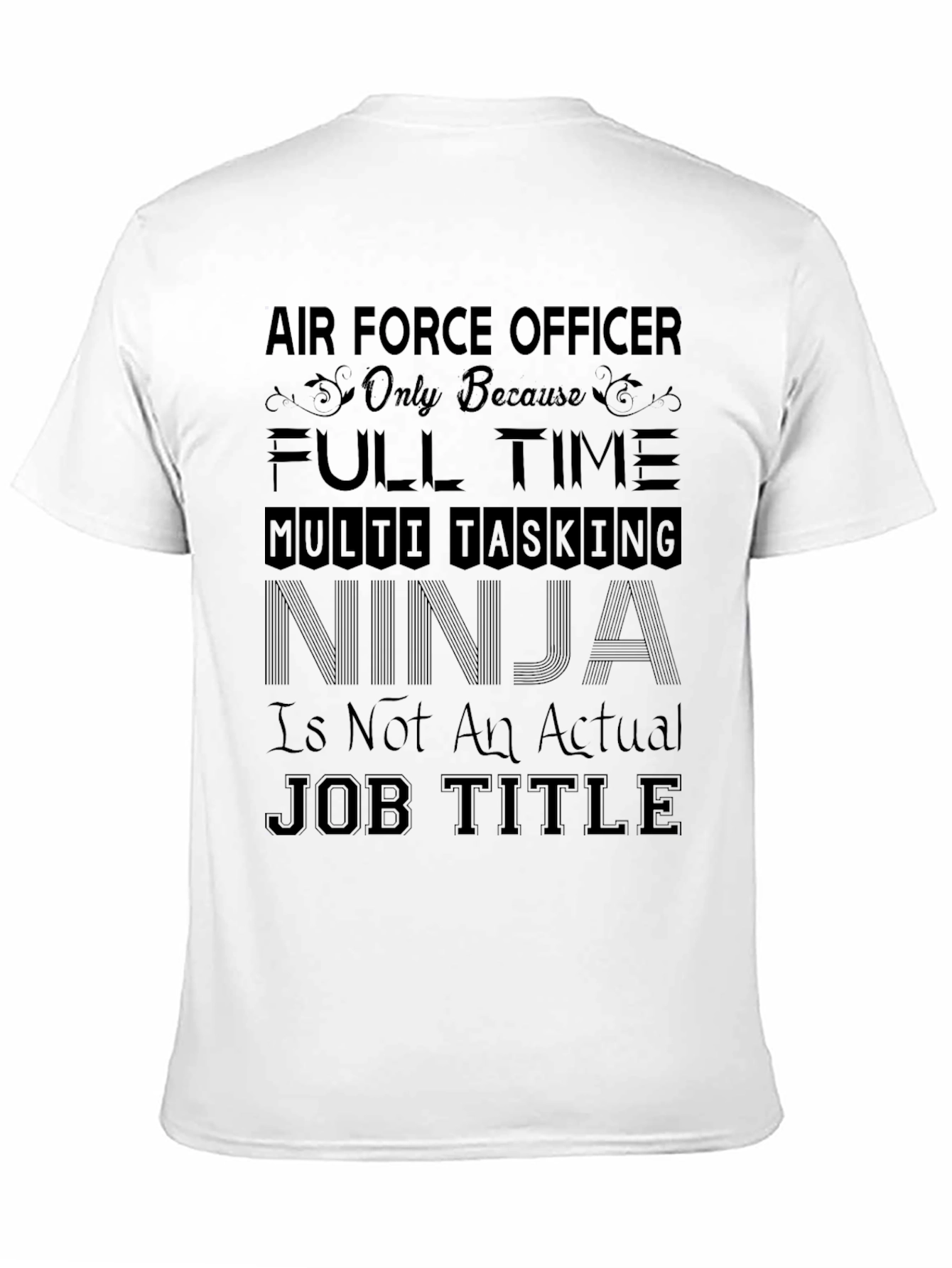 Air Force Officer Ninja T-Shirt