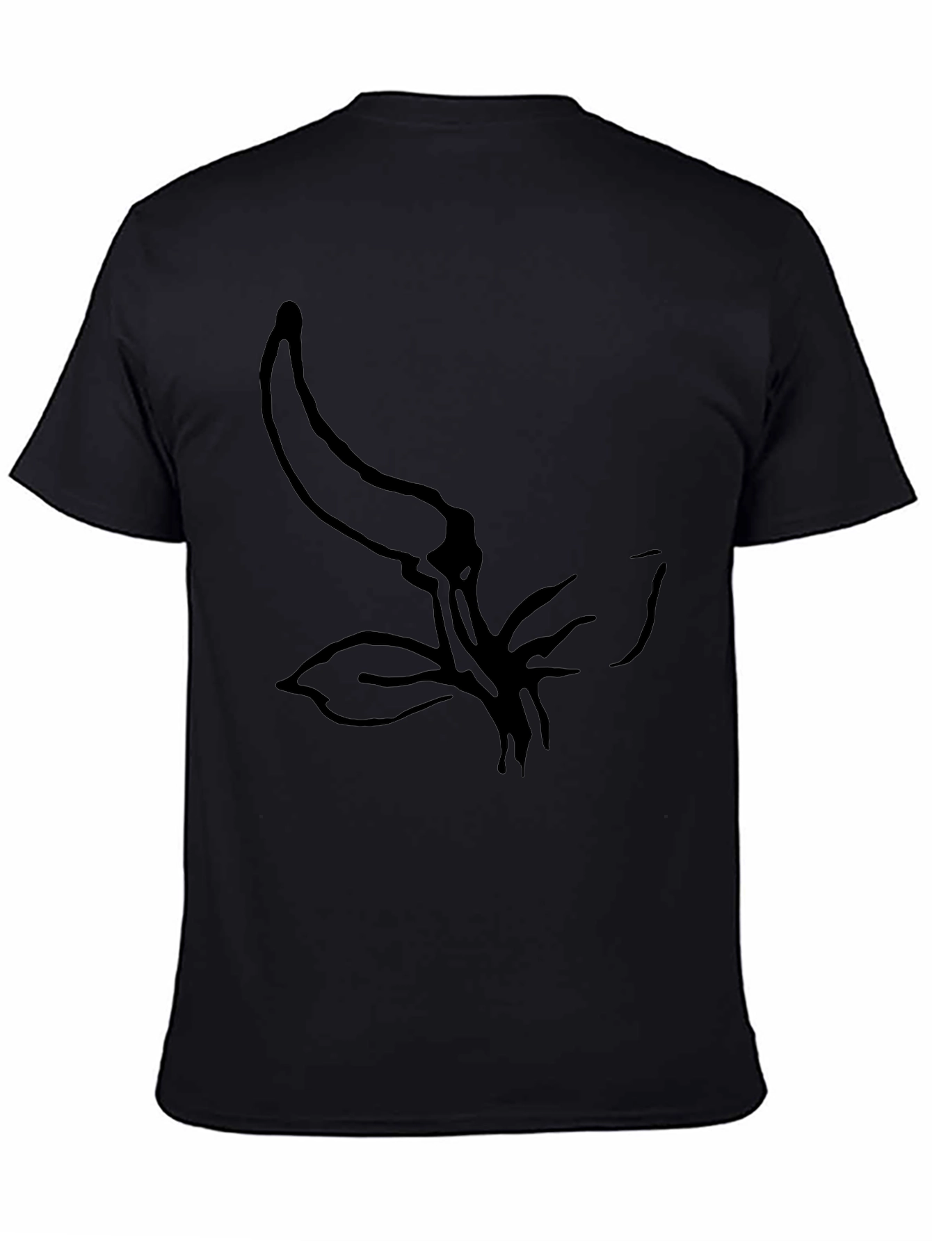 Minimalist Chili Pepper Graphic Black T-Shirt