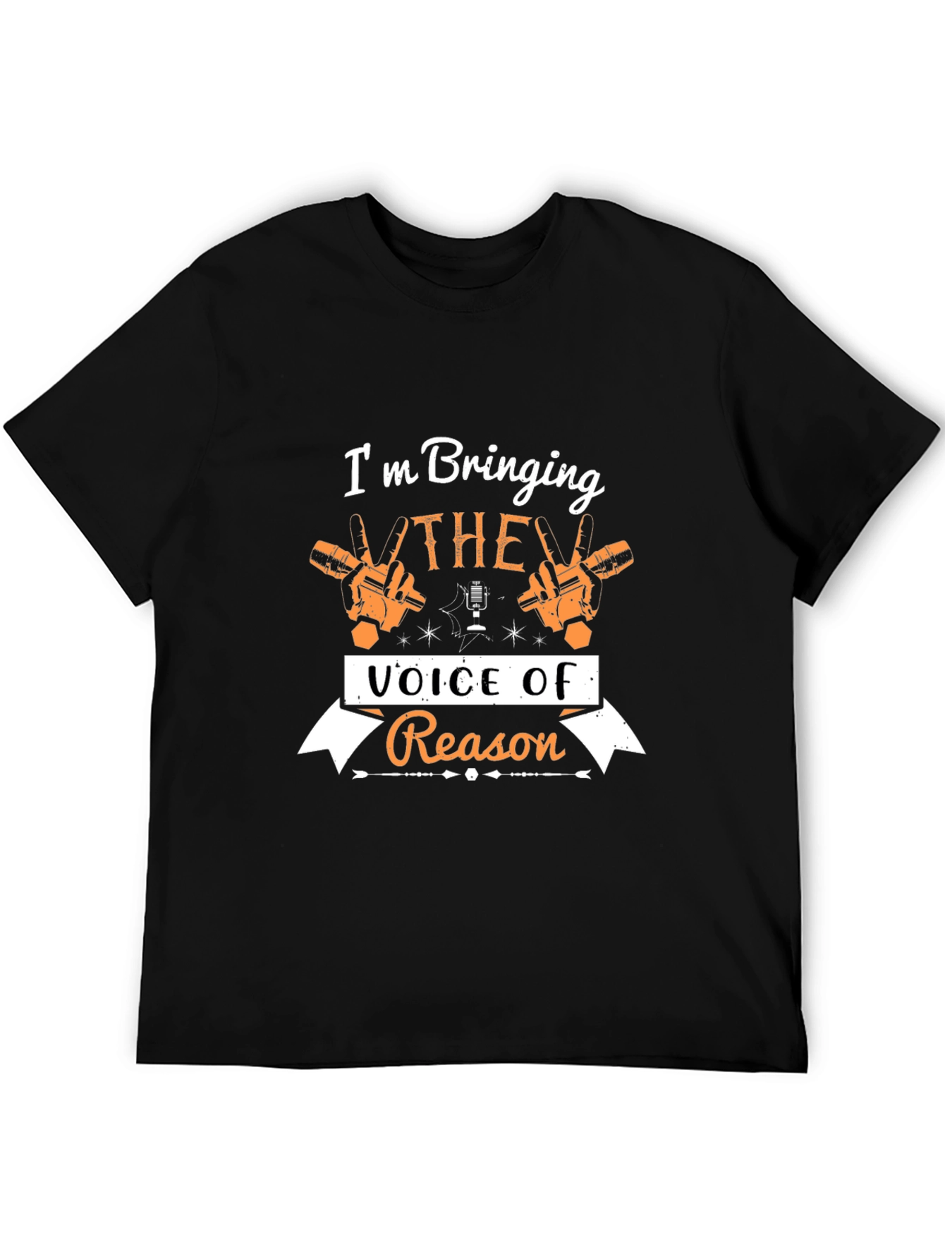 Voice of Reason Graphic Tee - Black