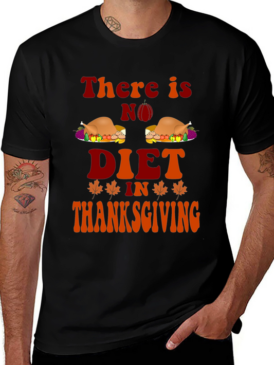 Thanksgiving Diet Graphic T-Shirt