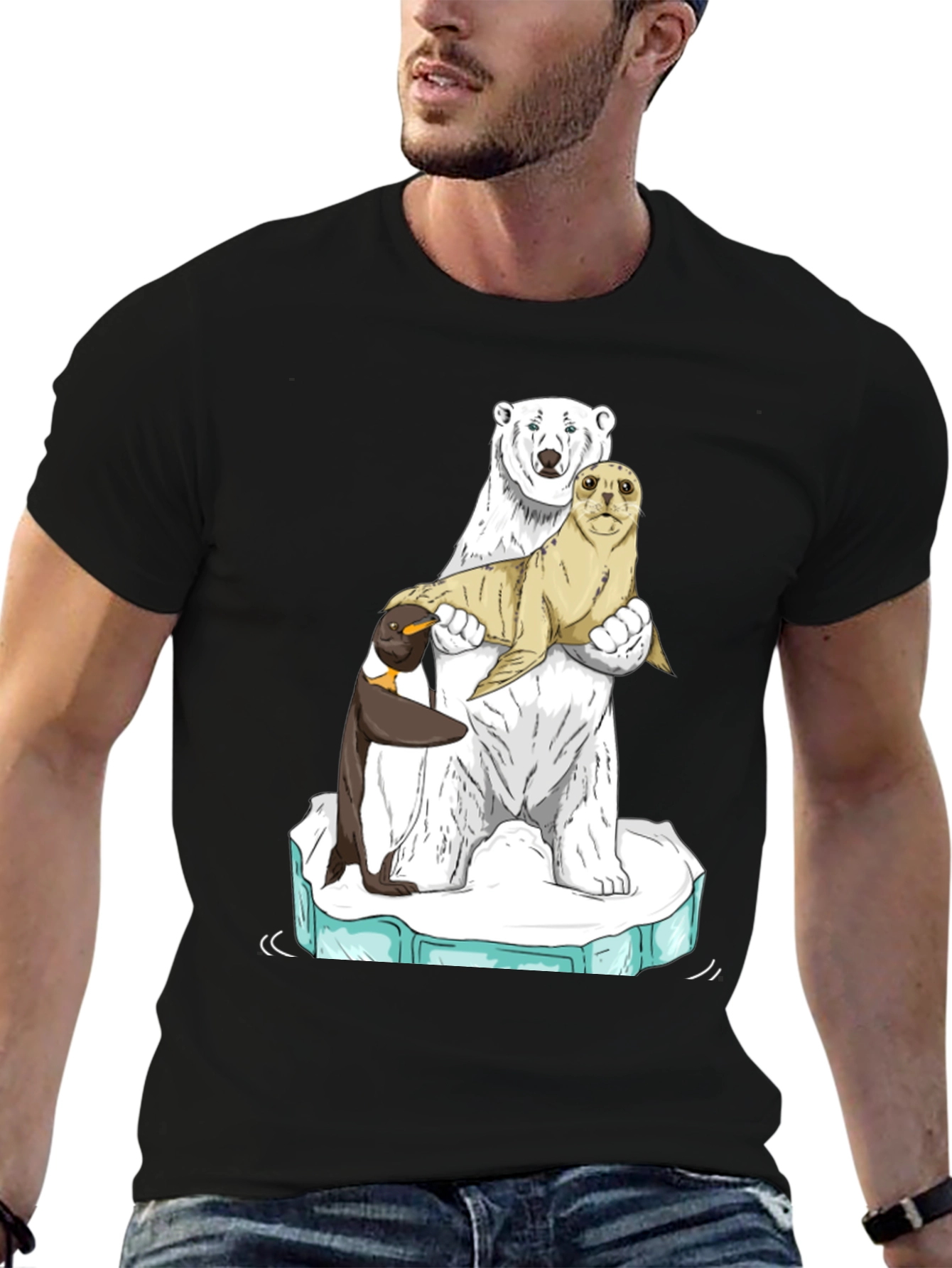 Polar Bear Seal Penguin T-Shirt
