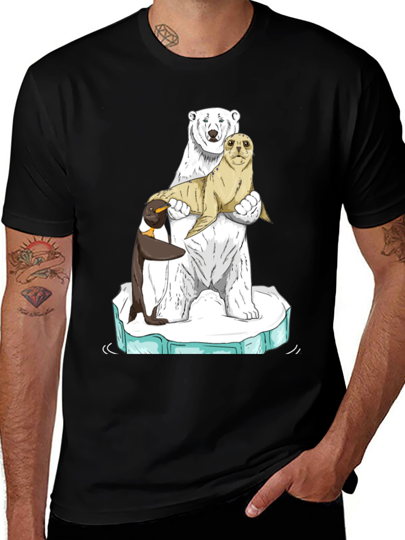 Polar Bear Seal Penguin T-Shirt