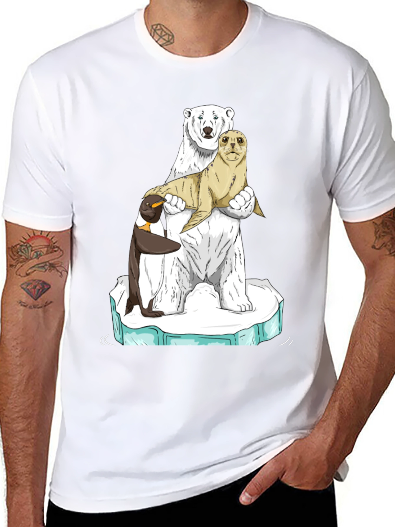 Polar Bear Seal Penguin T-Shirt