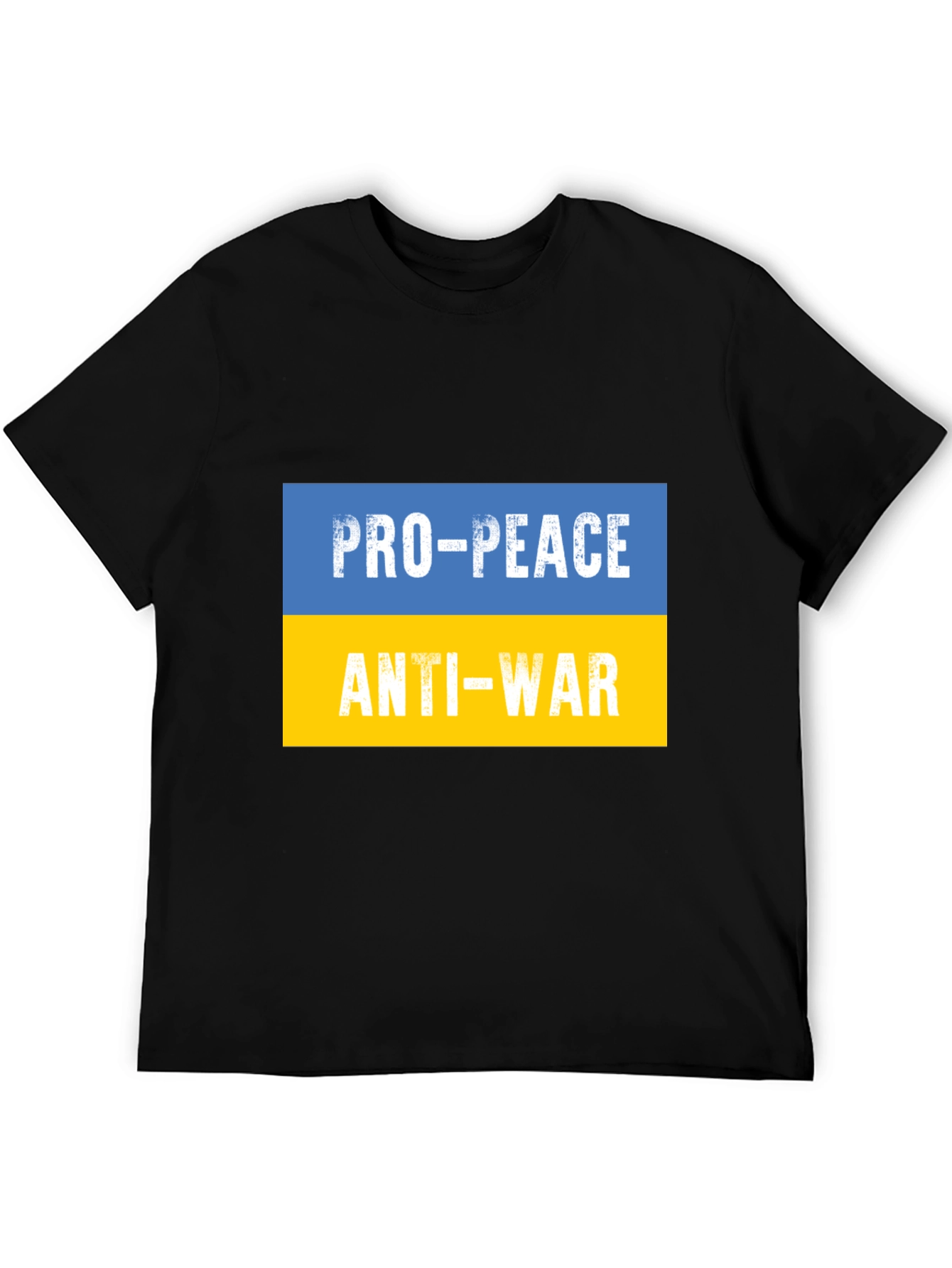 Pro-Peace Anti-War Ukraine Flag T-Shirt