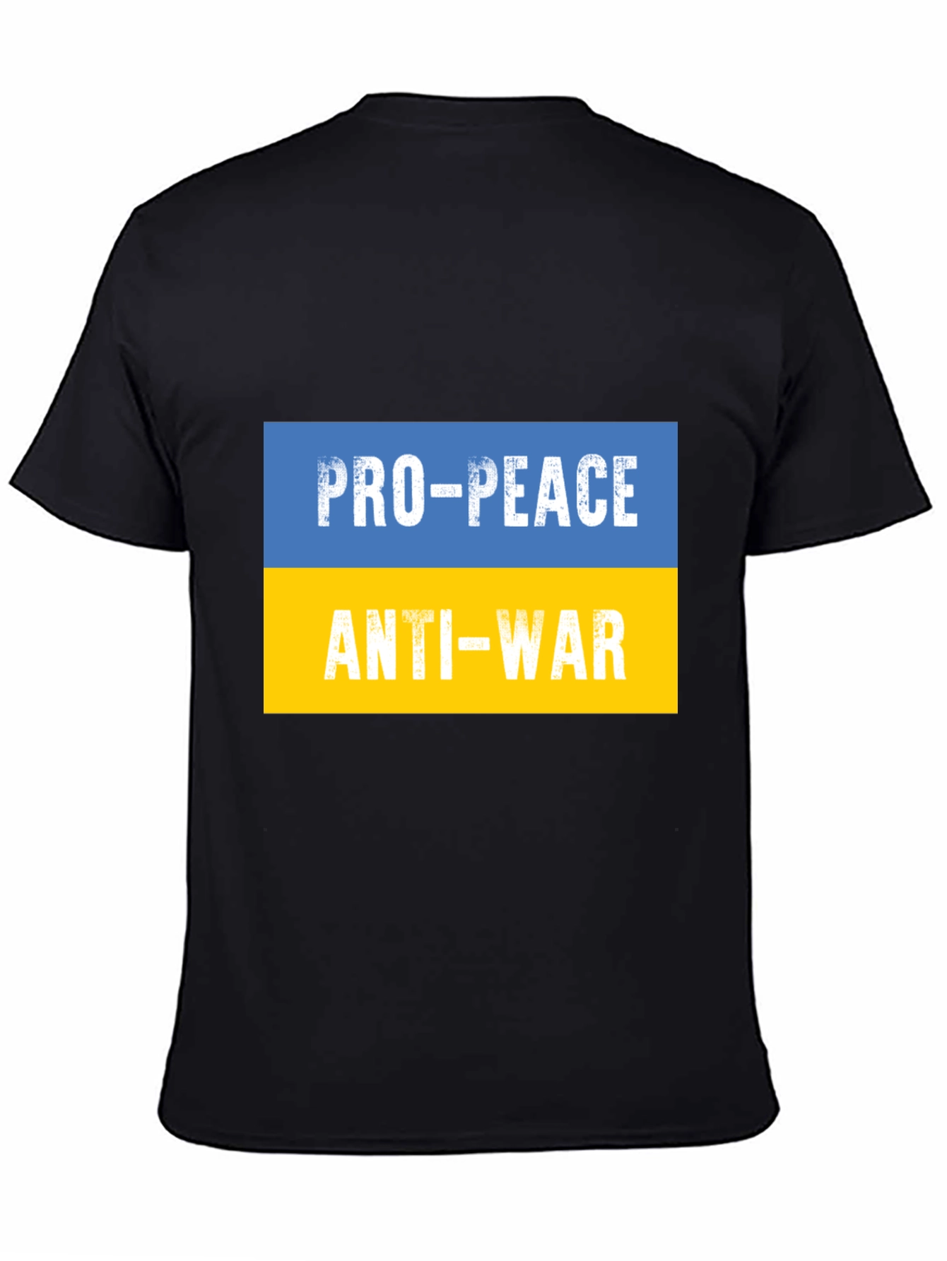 Pro-Peace Anti-War Ukraine Flag T-Shirt