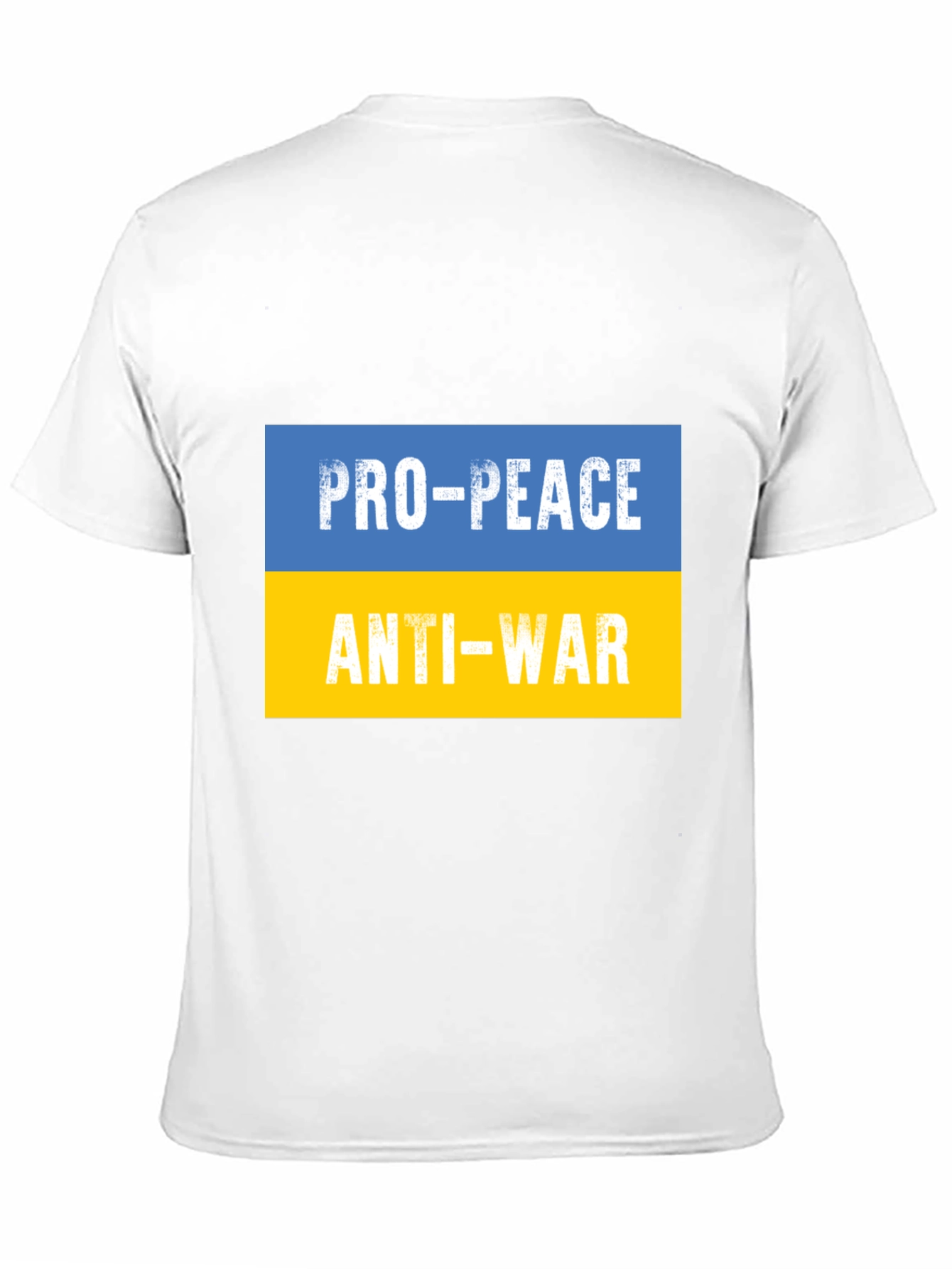 Pro-Peace Anti-War Ukraine Flag T-Shirt