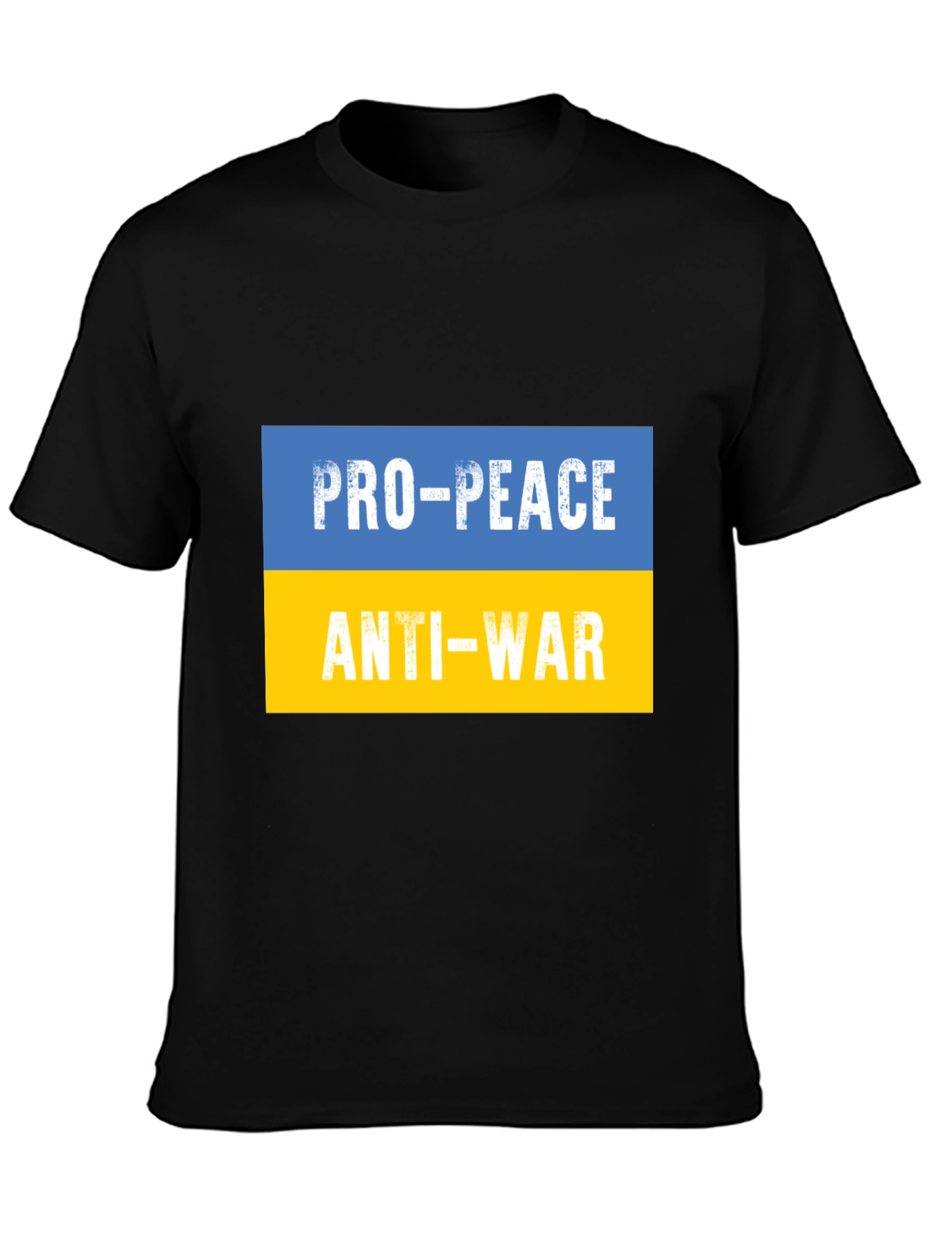 Pro-Peace Anti-War Ukraine Flag T-Shirt