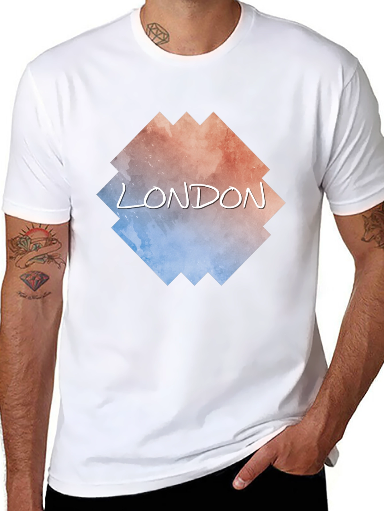 London Graphic Tee - Mens Black T-Shirt