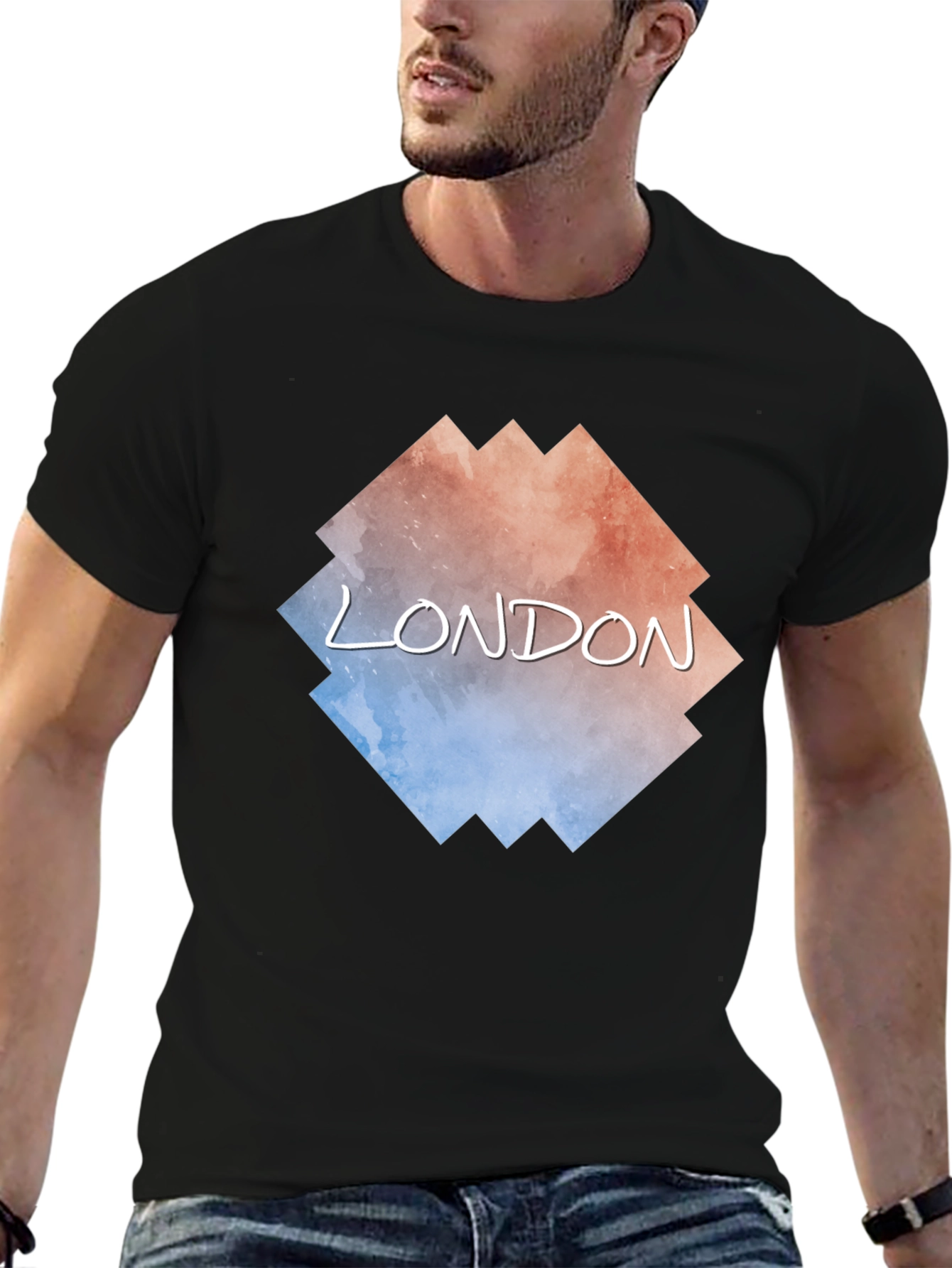 London Graphic Tee - Mens Black T-Shirt