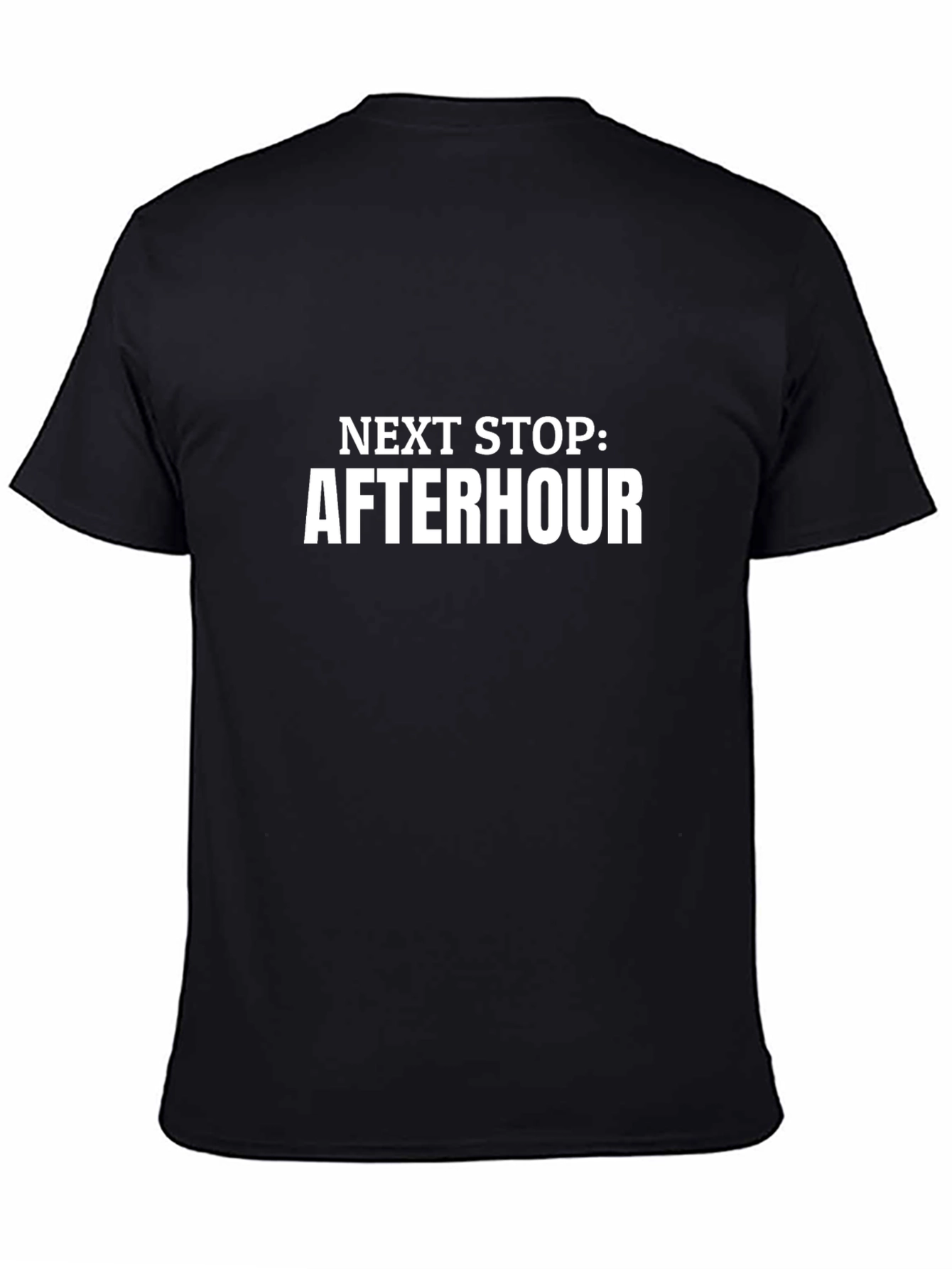 Next Stop: Afterhour Black T-Shirt