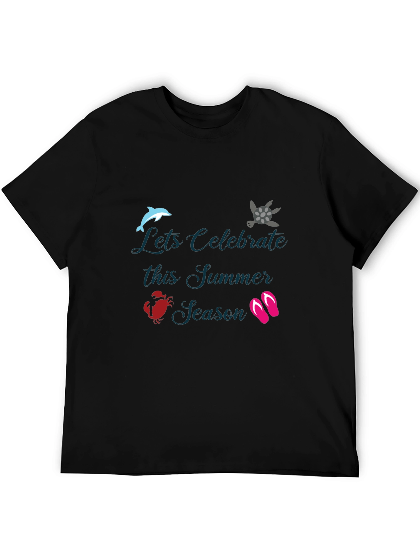 Summer Celebration Black T-Shirt