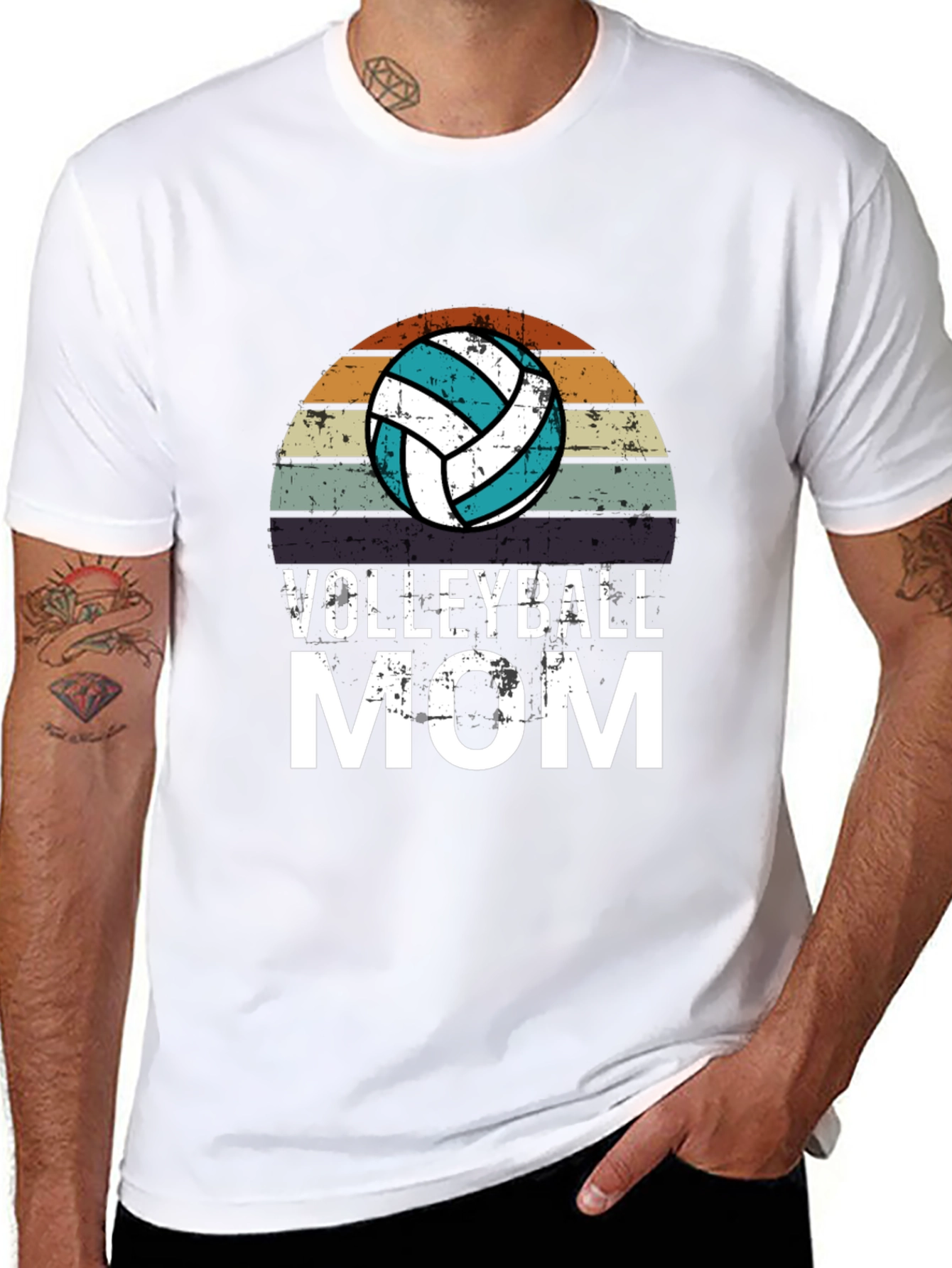 Volleyball Mom Graphic T-Shirt