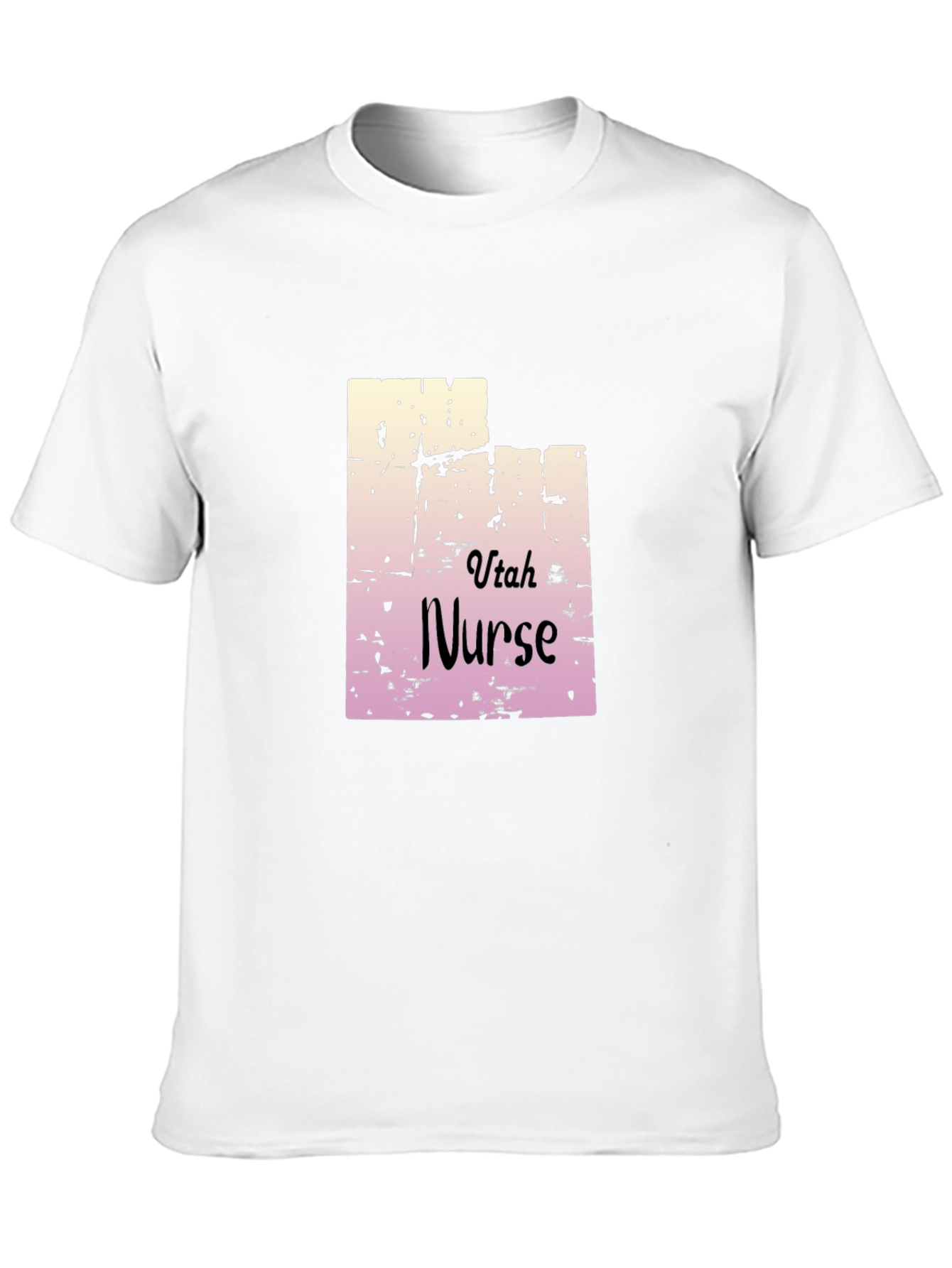 Utah Nurse T-Shirt - Distressed State Pride