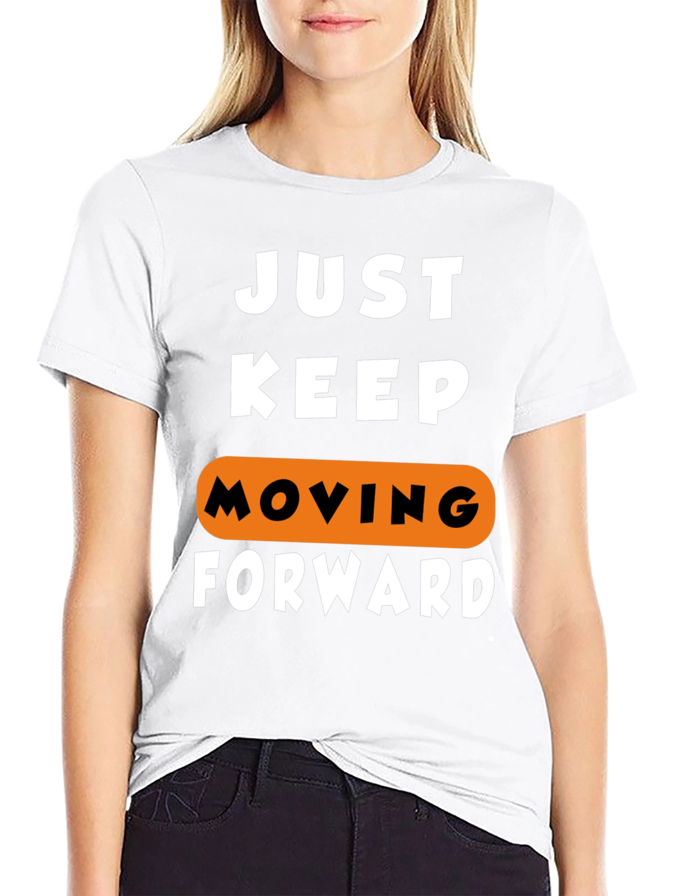 Just Keep Moving Forward Graphic Tee