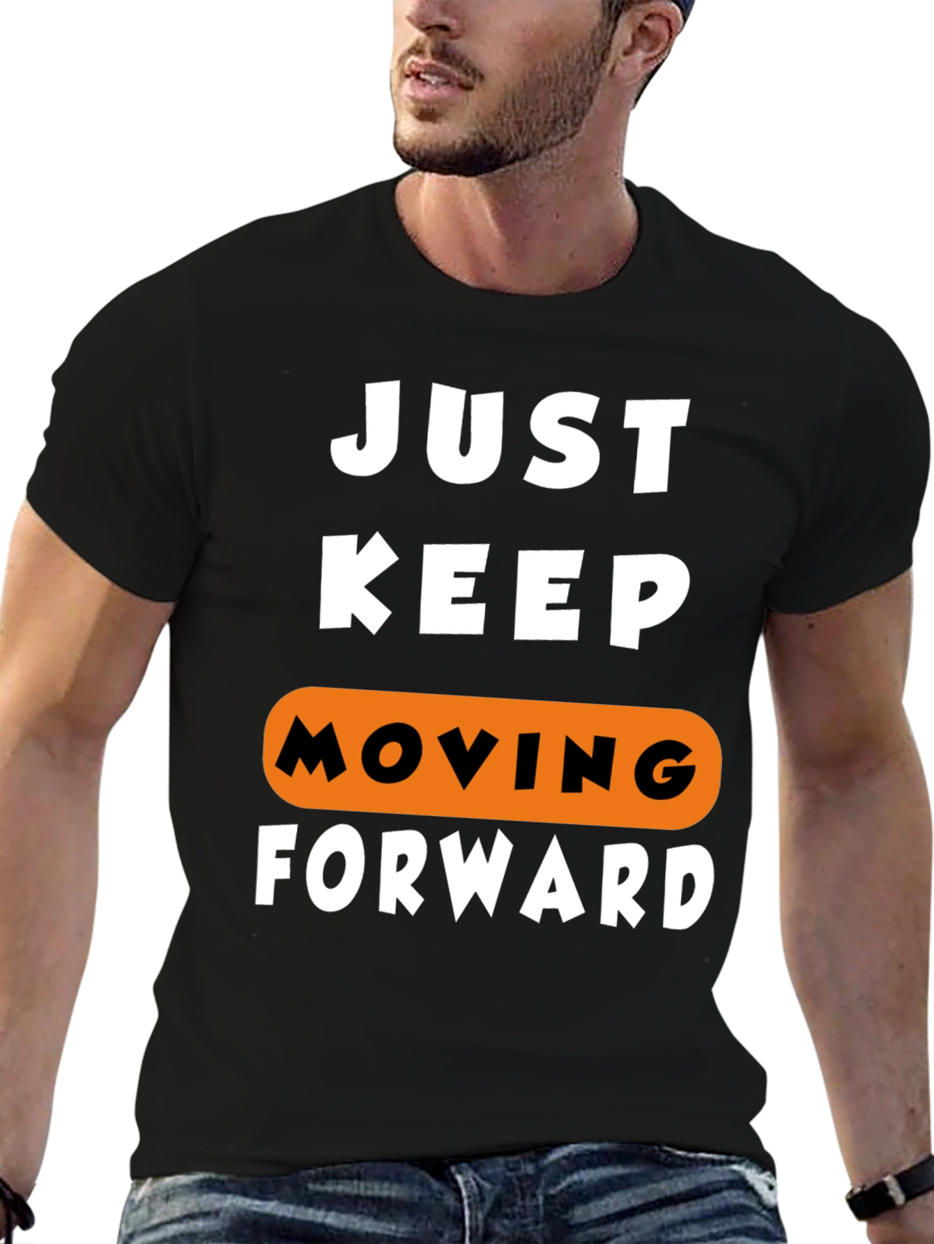 Just Keep Moving Forward Graphic Tee