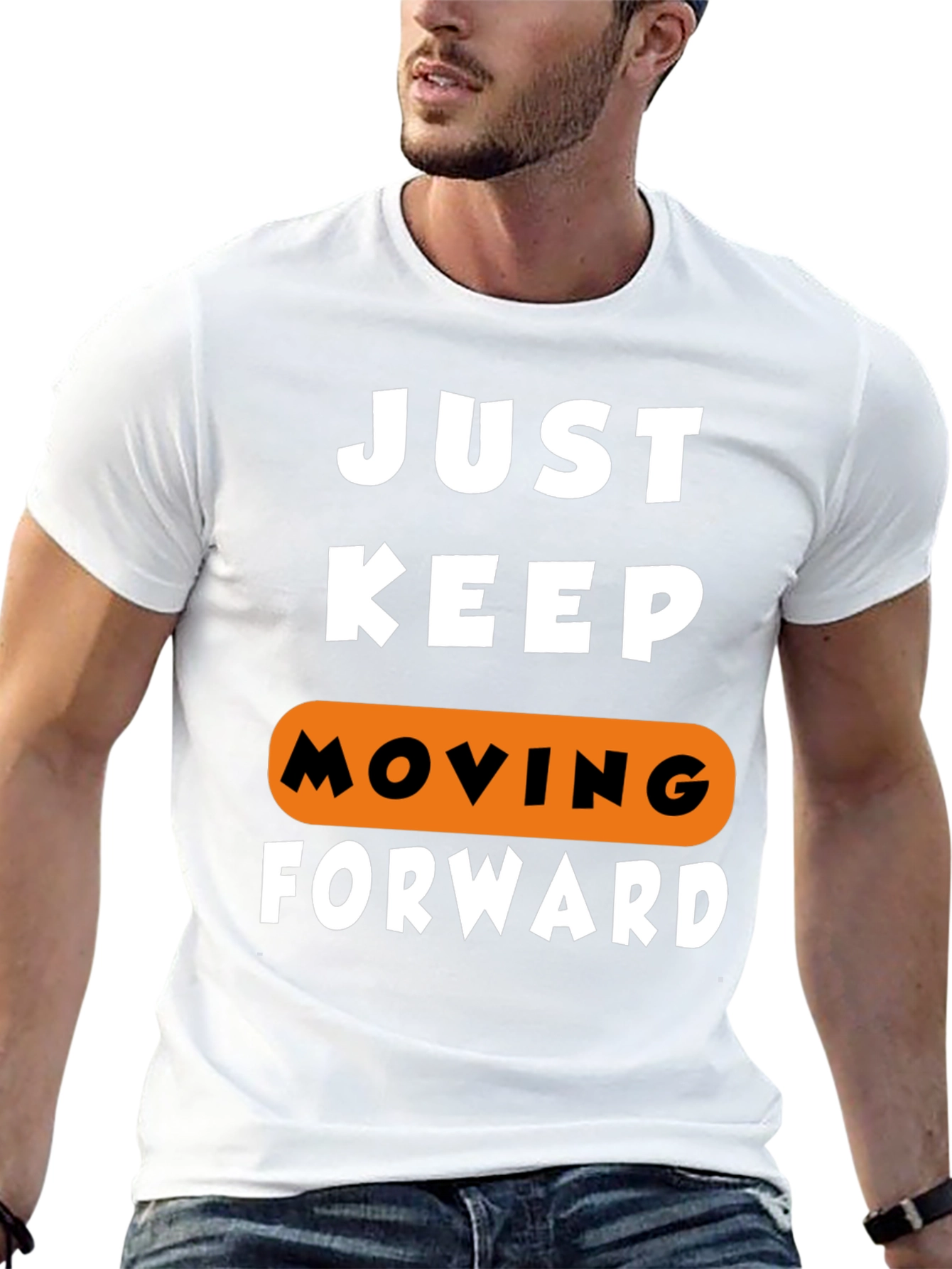 Just Keep Moving Forward Graphic Tee