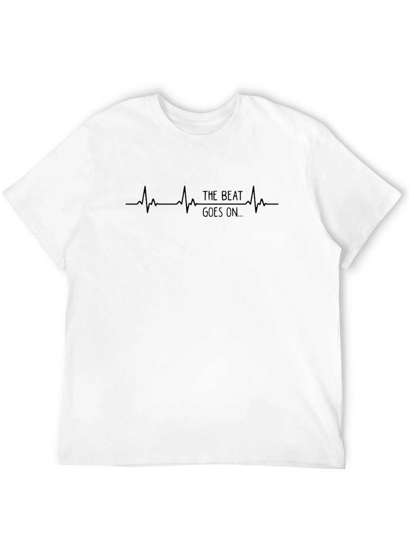 The Beat Goes On Graphic Tee - Black