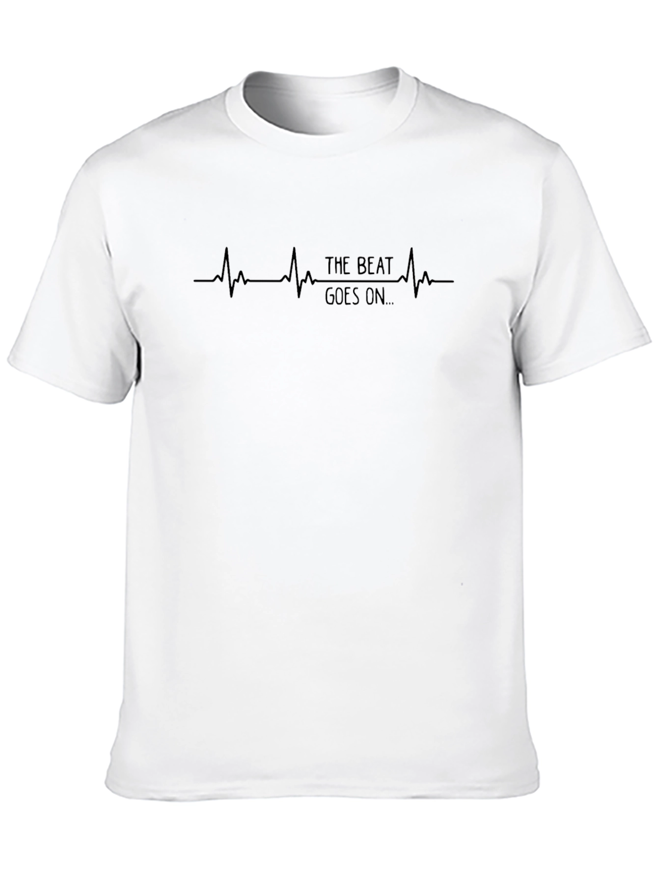 The Beat Goes On Graphic Tee - Black