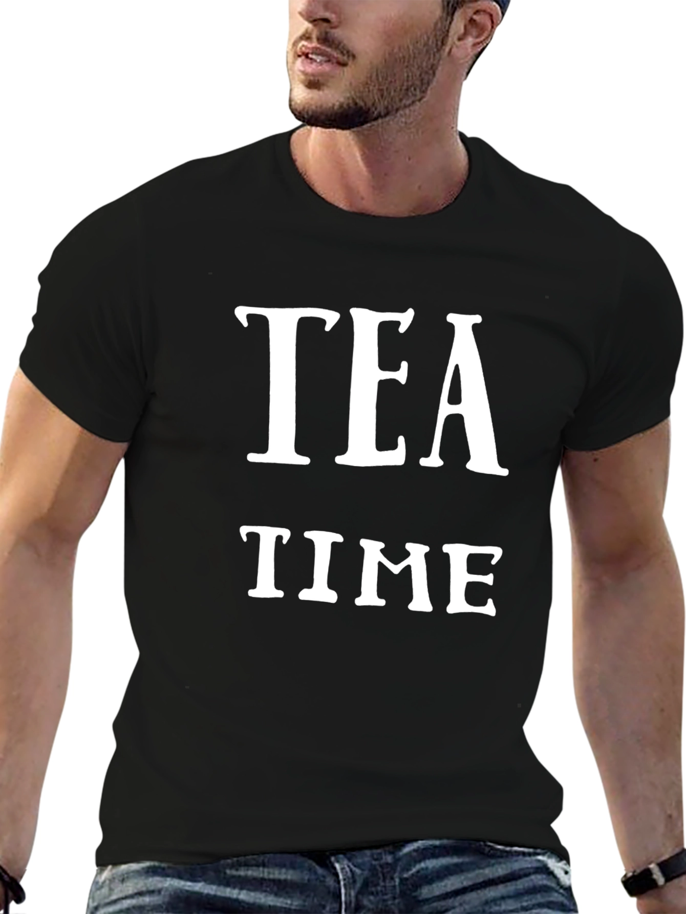 Tea Time Graphic Tee - Classic Comfort