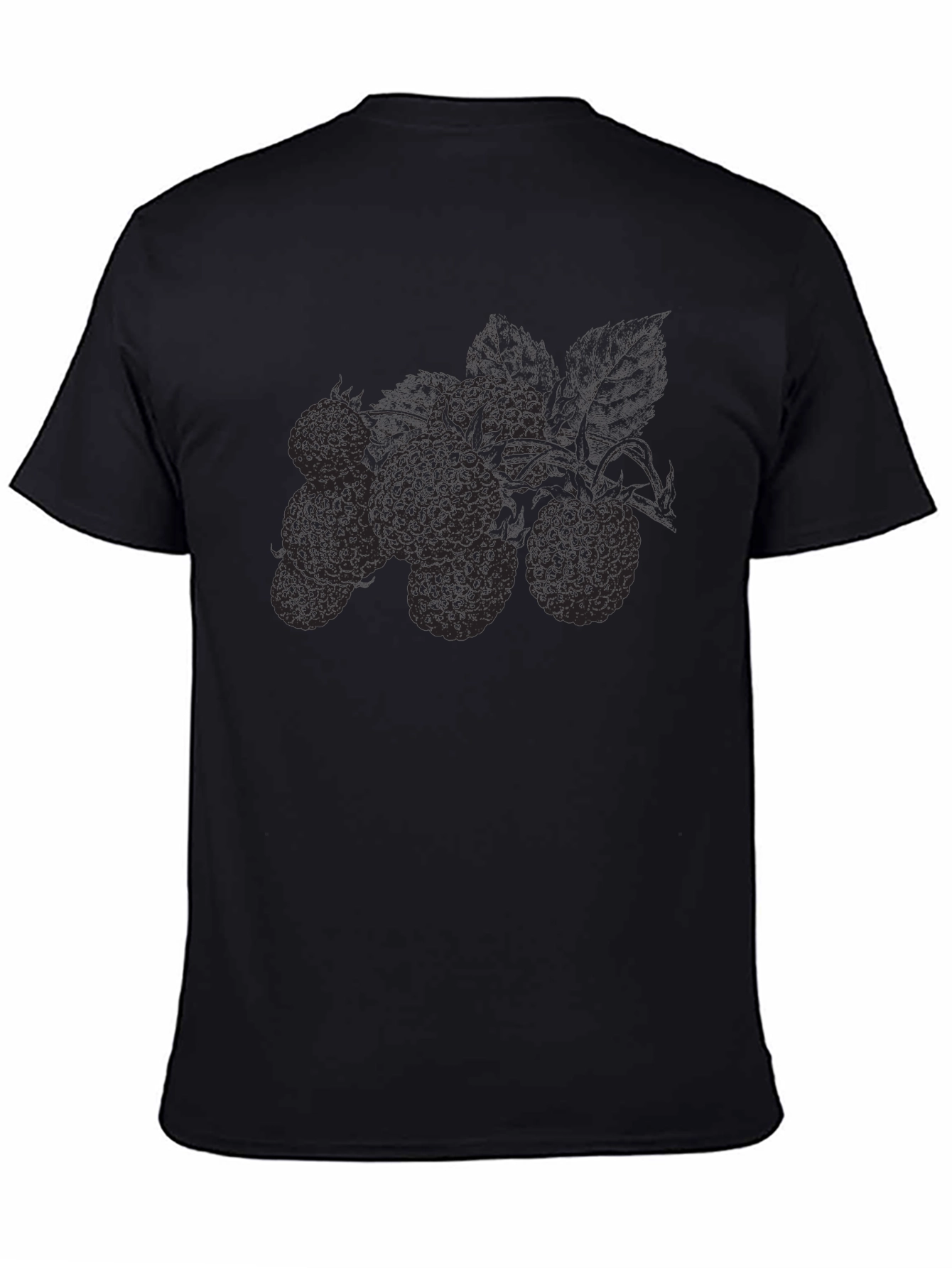 Berry Graphic Black T-Shirt