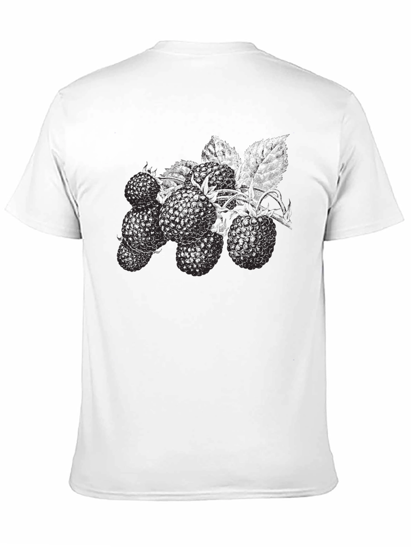 Berry Graphic Black T-Shirt