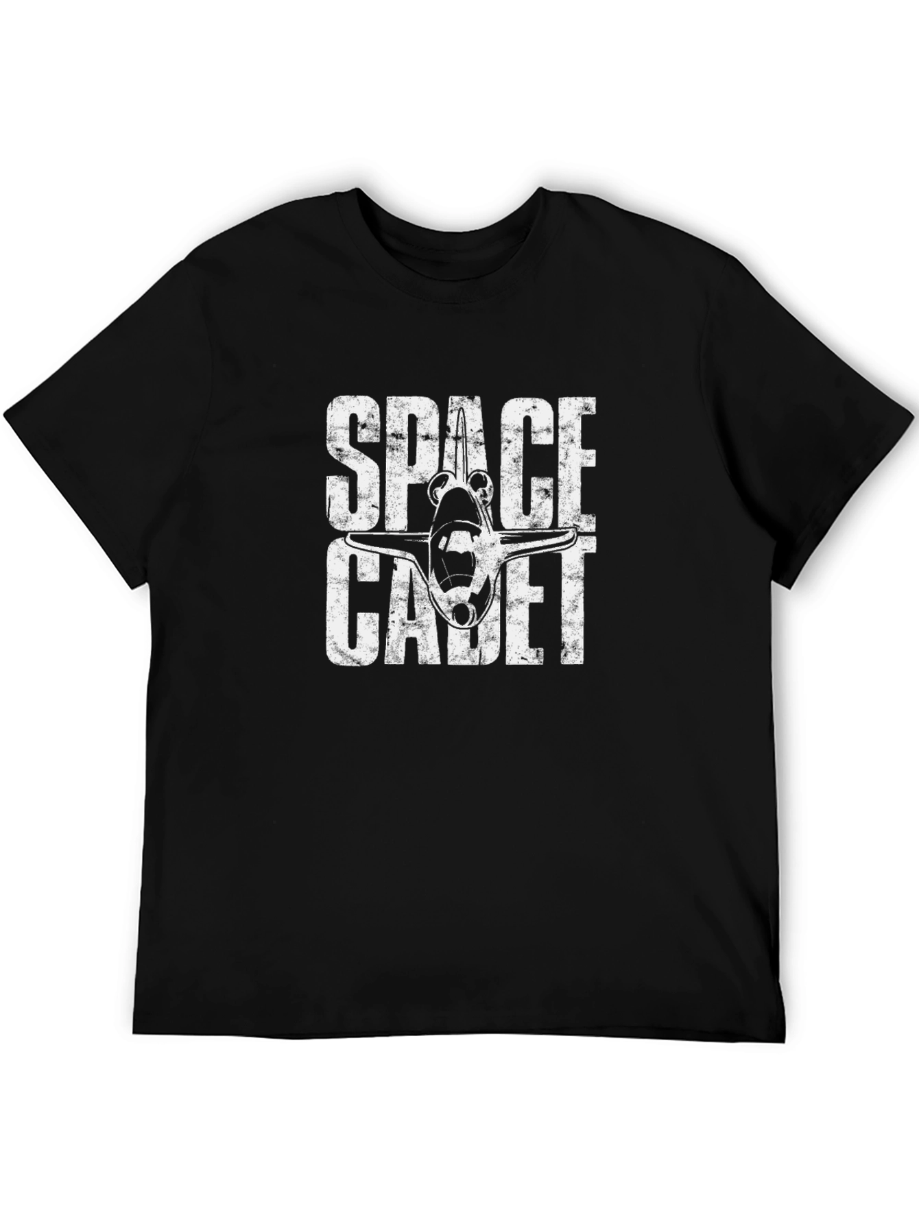 Space Cadet Shuttle T-Shirt - Black