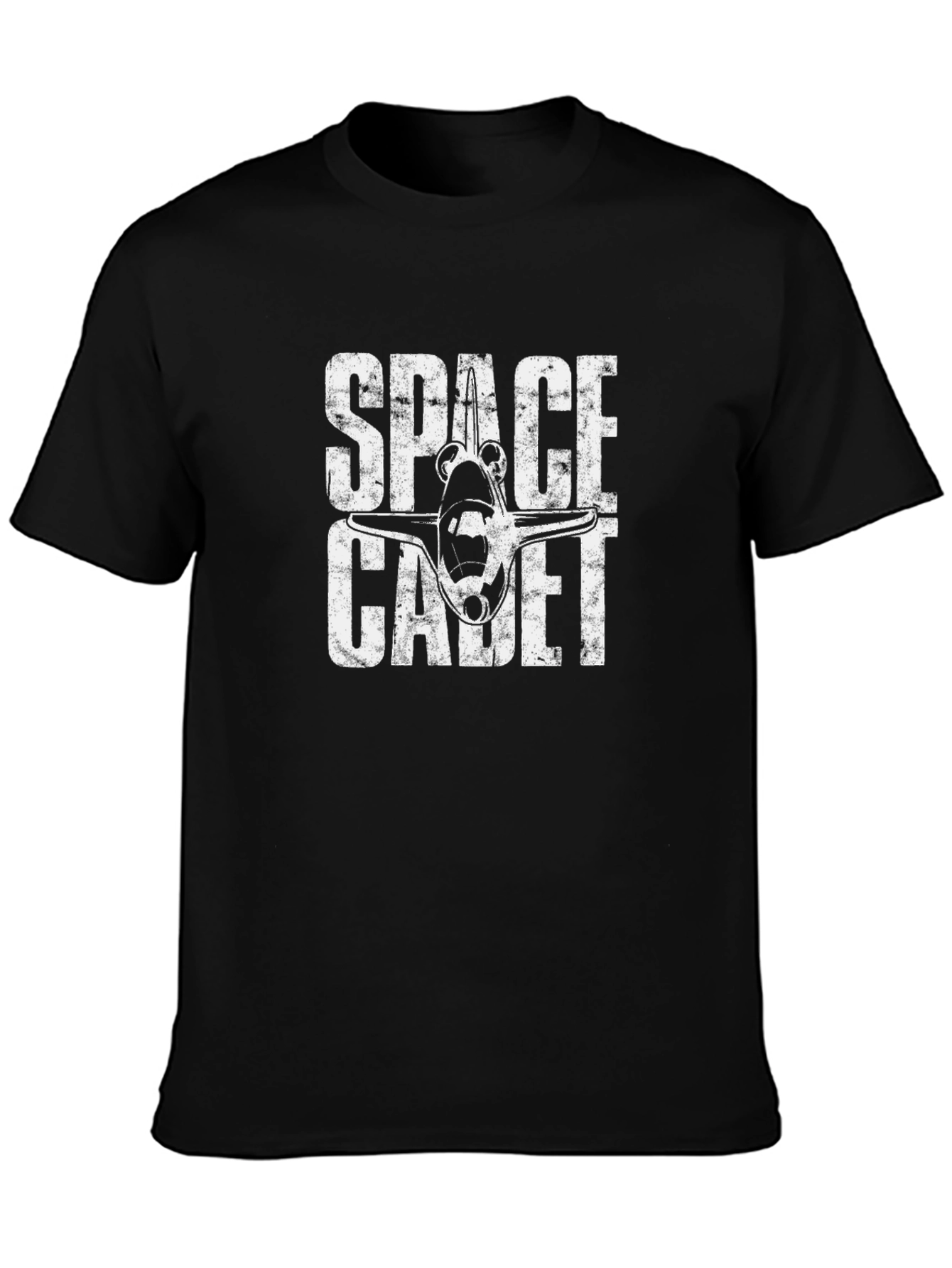 Space Cadet Shuttle T-Shirt - Black