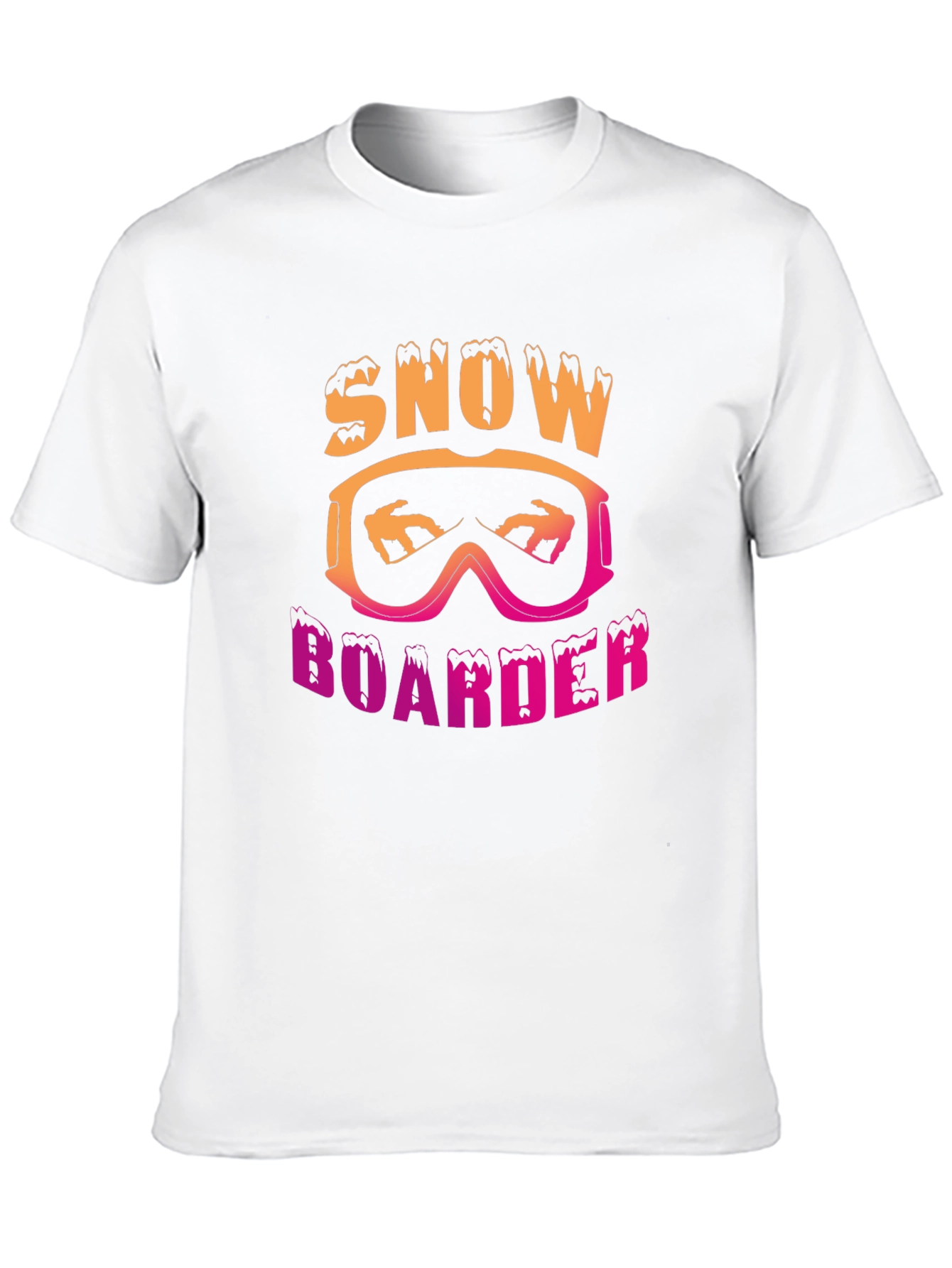 Snowboarder Graphic Tee - Black