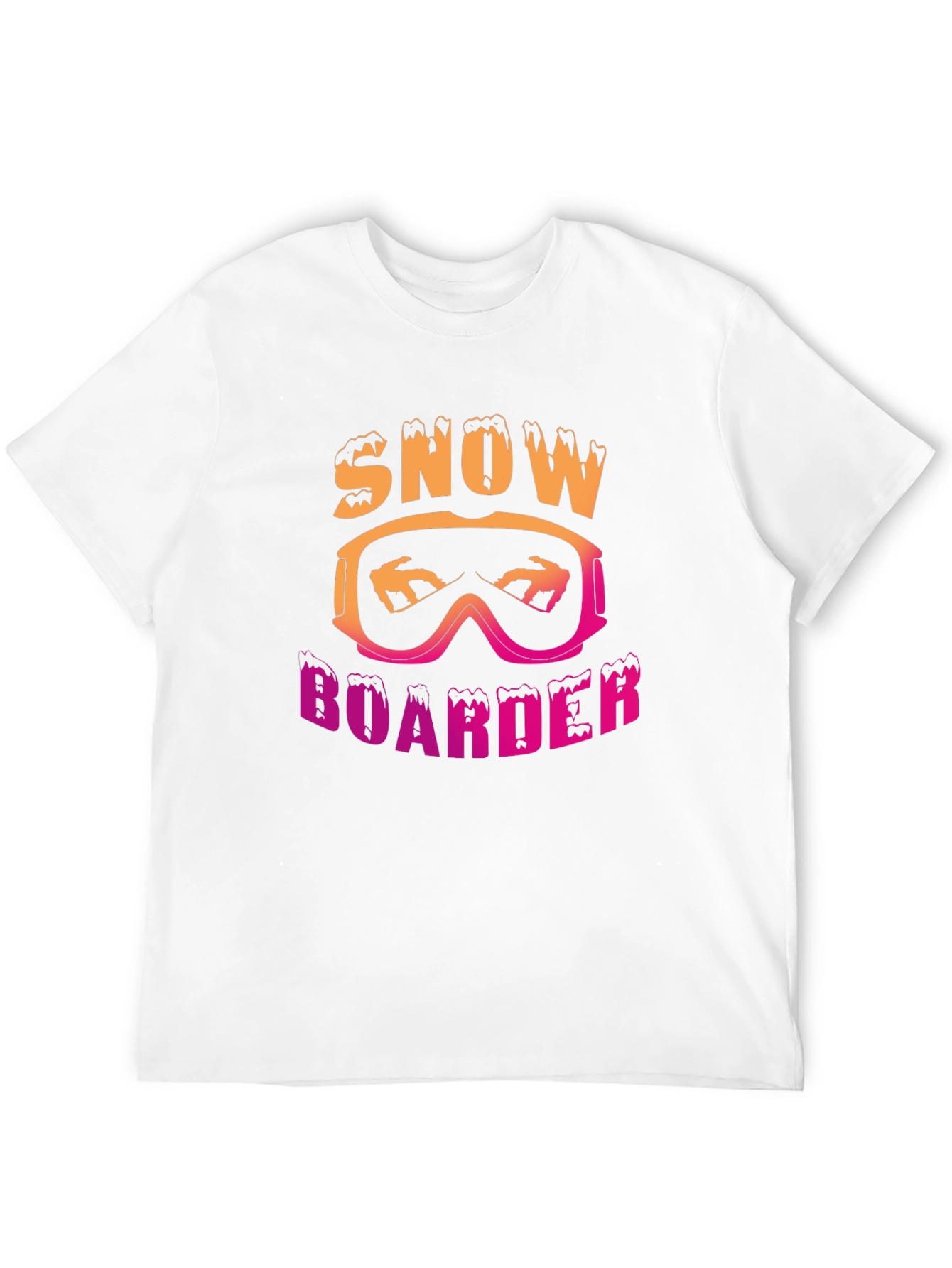 Snowboarder Graphic Tee - Black