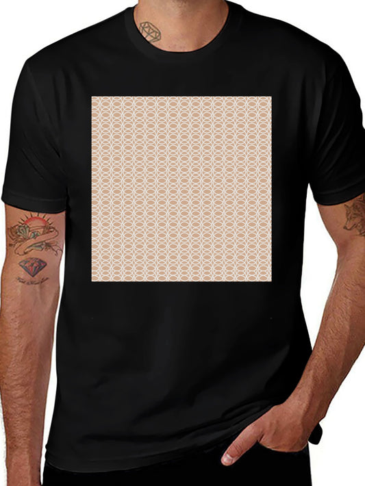 Geometric Pattern T-Shirt - Stylish & Modern Design