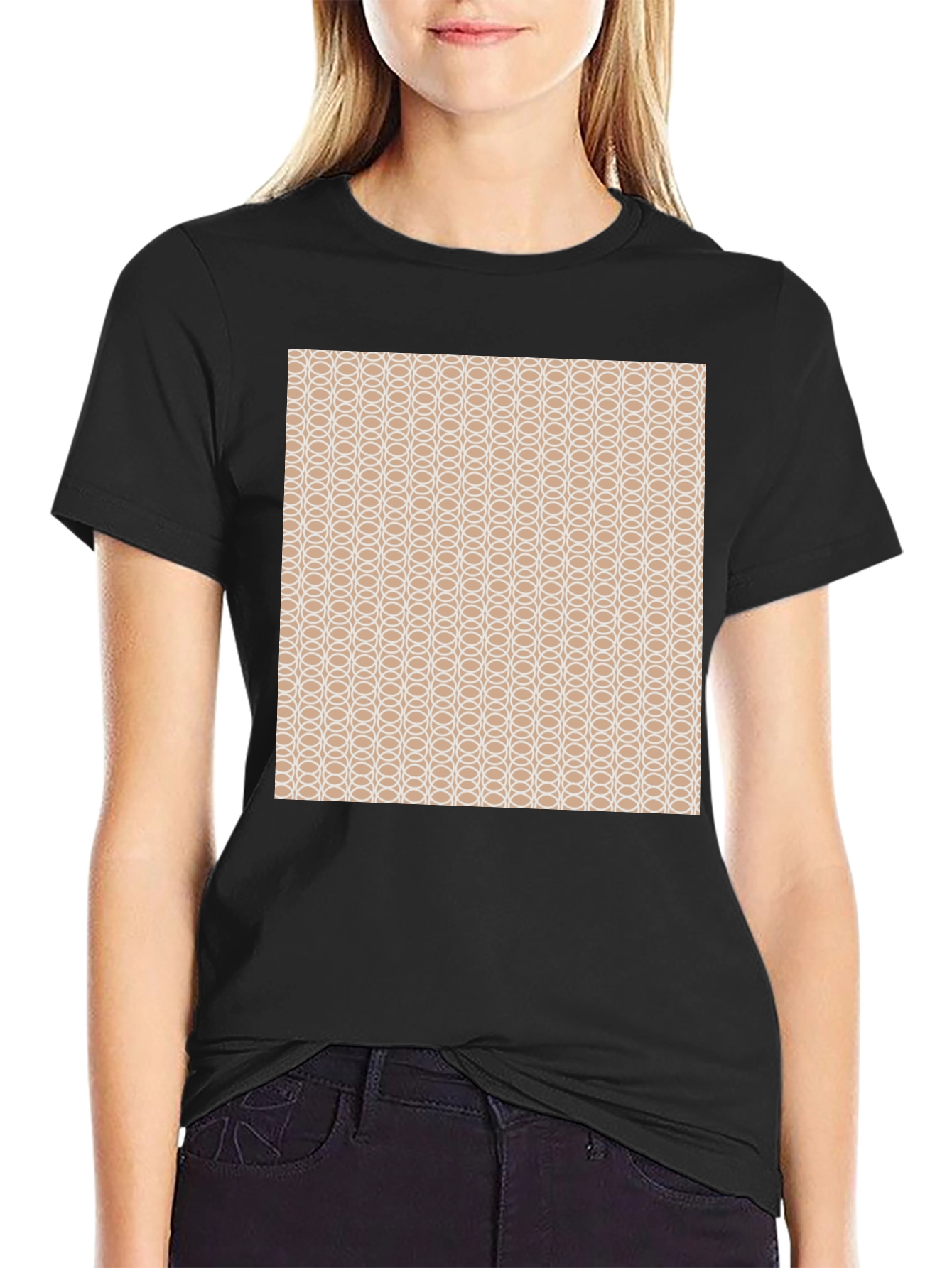 Geometric Pattern T-Shirt - Stylish & Modern Design