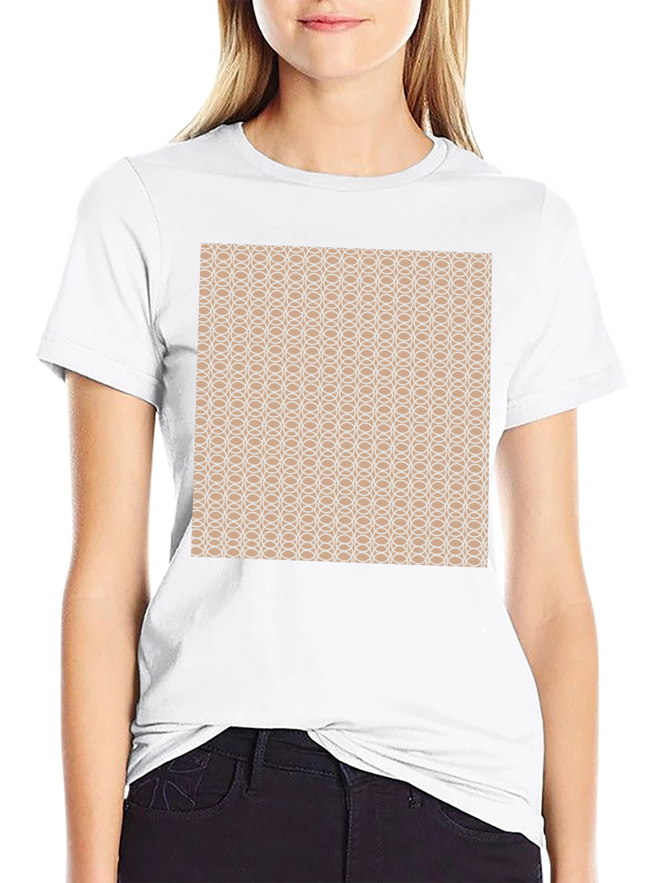 Geometric Pattern T-Shirt - Stylish & Modern Design