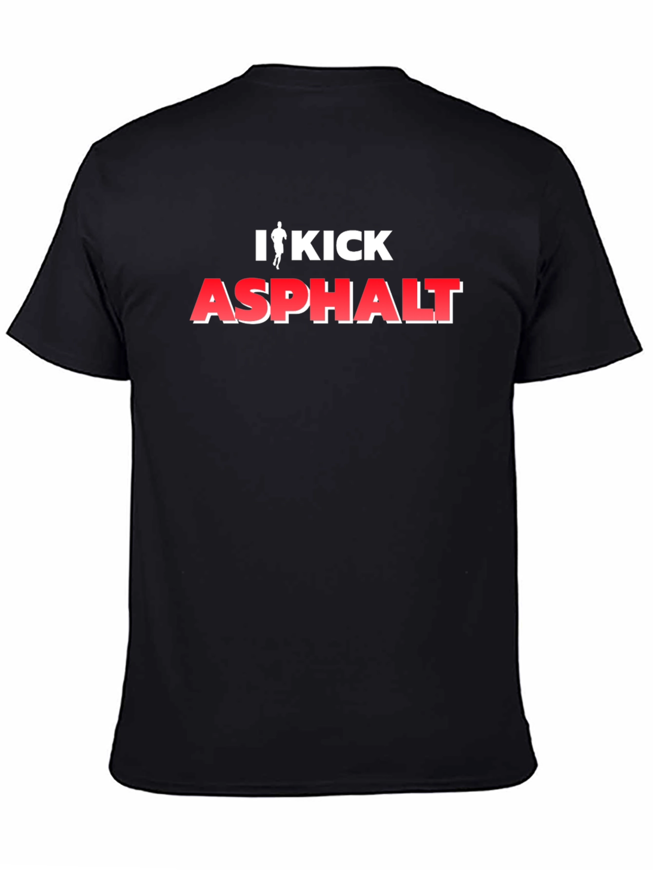 I Kick Asphalt Graphic T-Shirt - Black