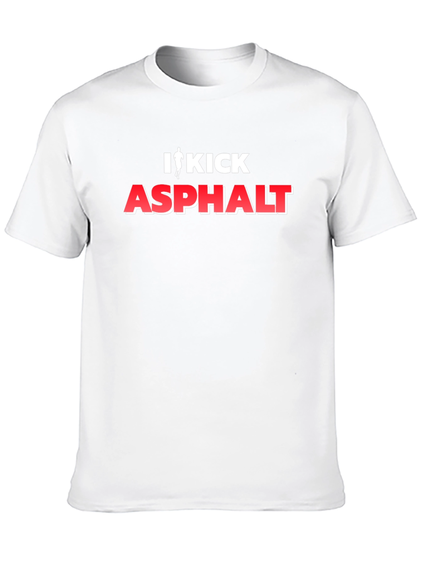 I Kick Asphalt Graphic T-Shirt - Black