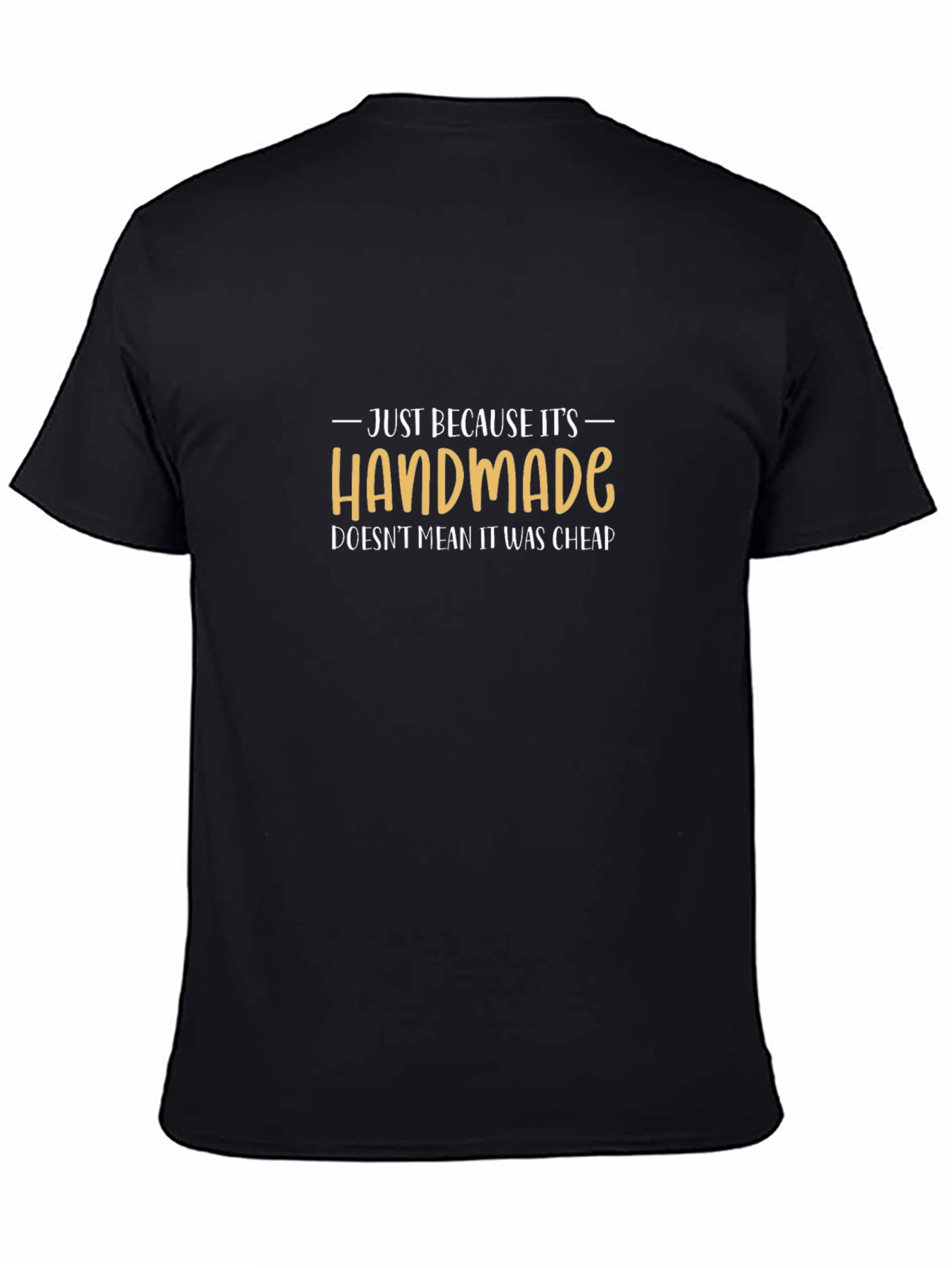 Handmade Quality Black T-Shirt