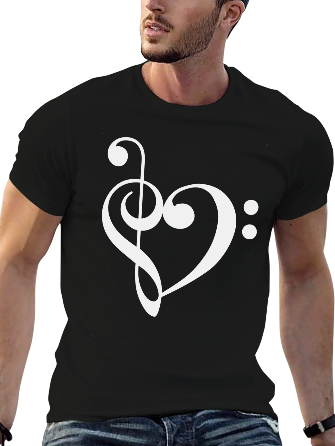 Musical Heartbeat T-Shirt - Music Lover Tee