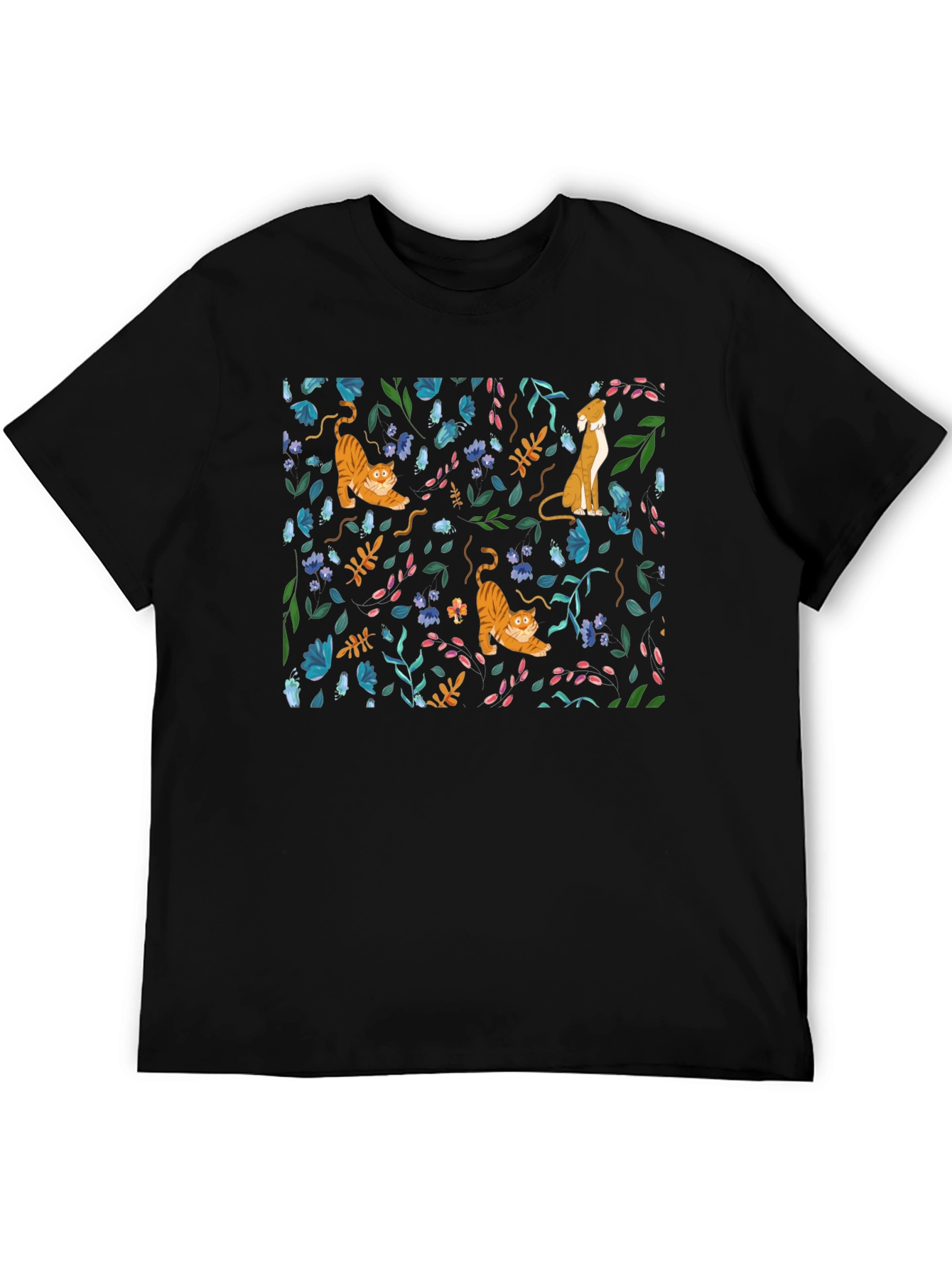 Floral Animal Print T-Shirt