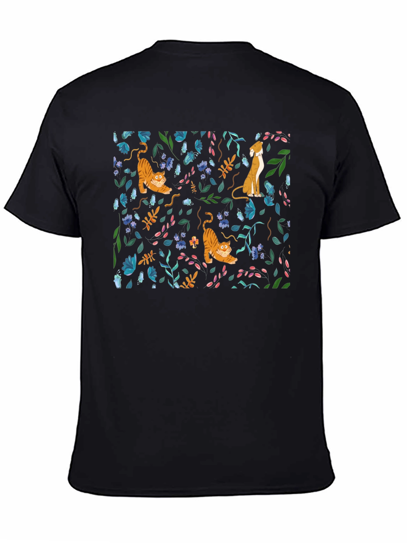 Floral Animal Print T-Shirt