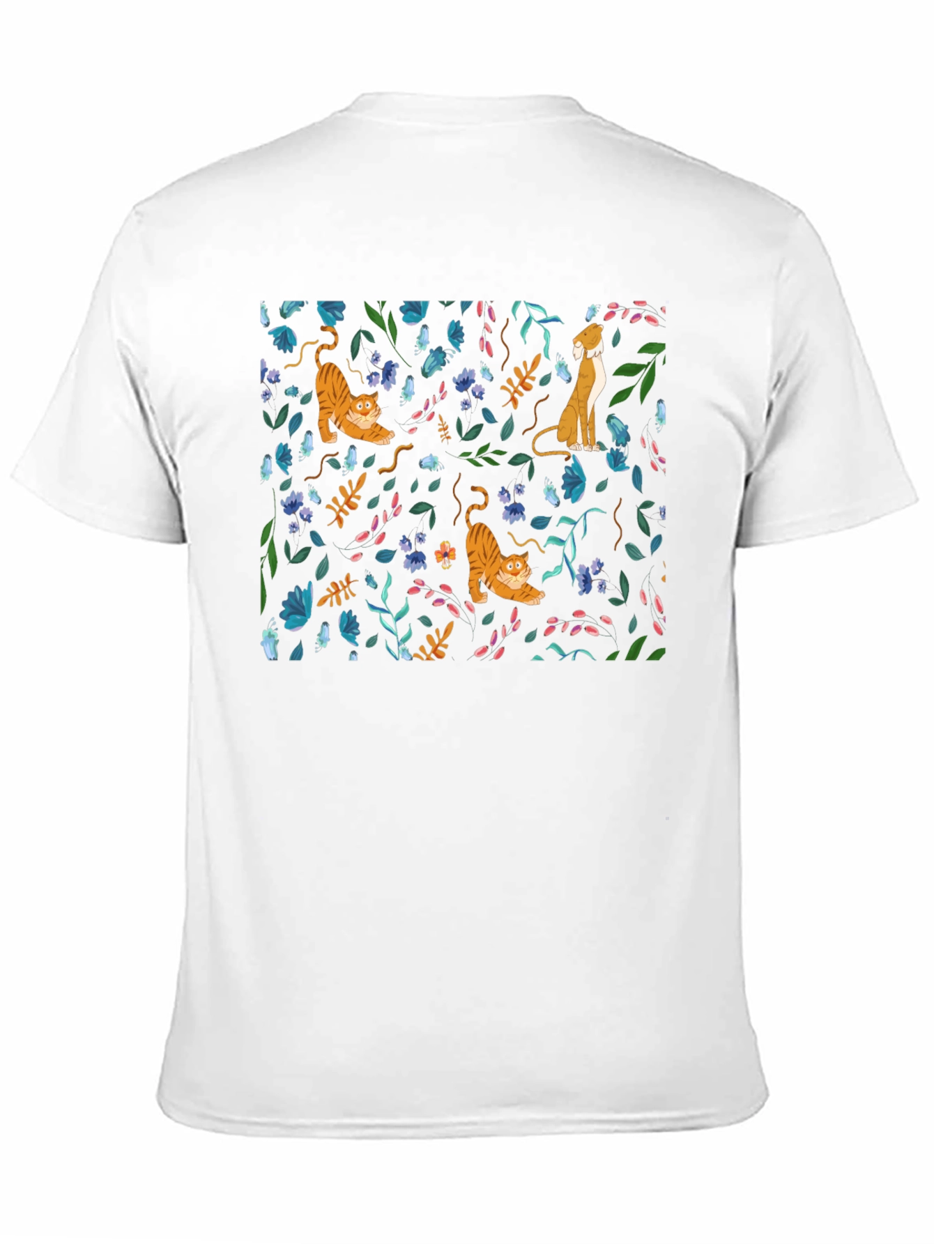 Floral Animal Print T-Shirt