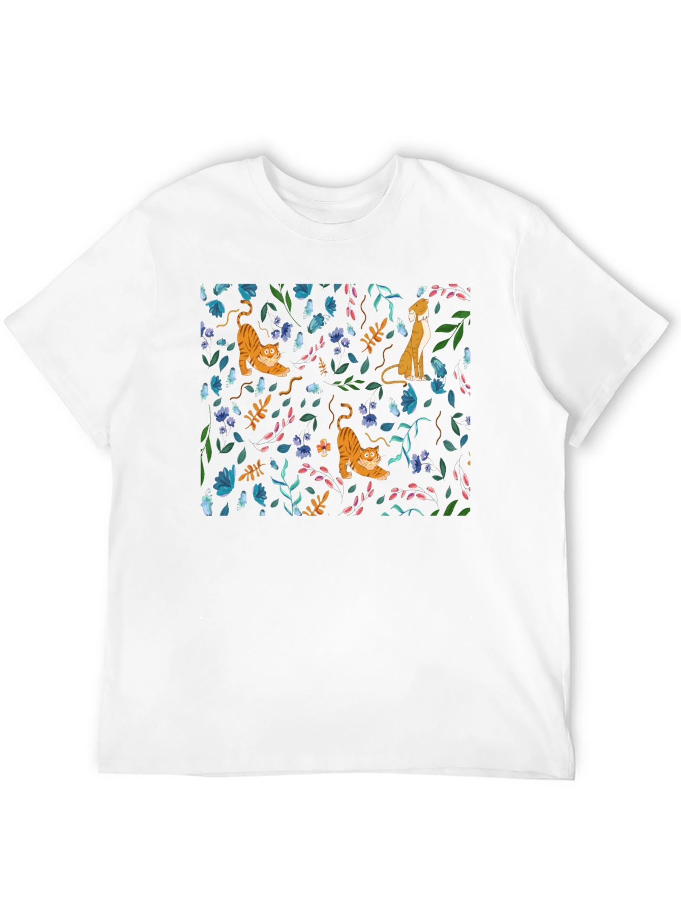 Floral Animal Print T-Shirt