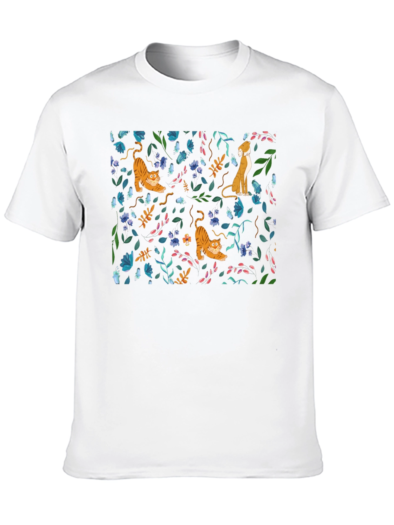 Floral Animal Print T-Shirt