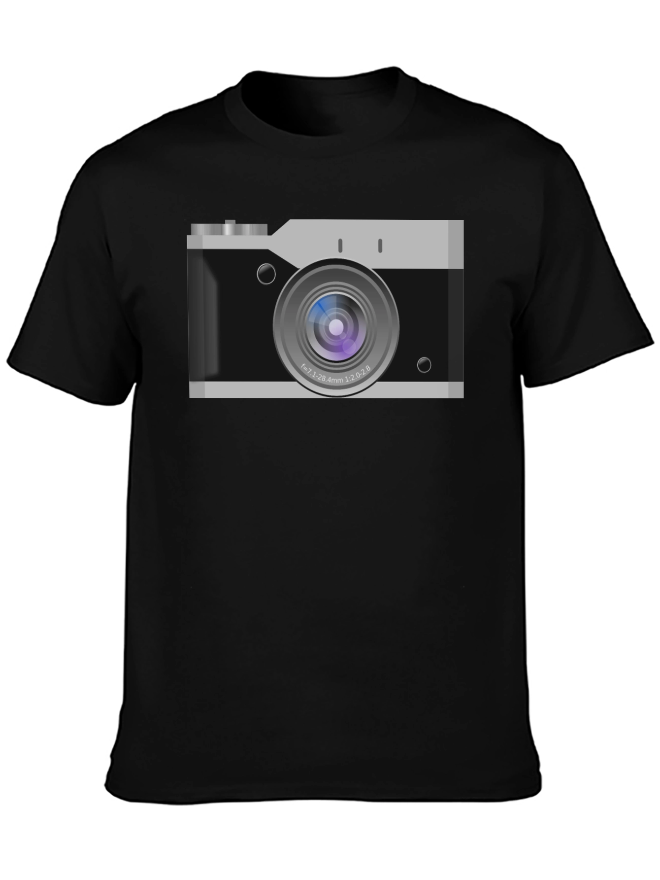 Retro Camera Graphic T-Shirt - Classic Style